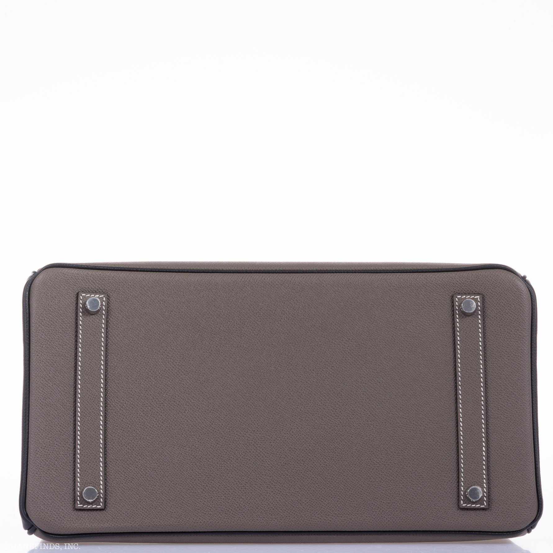 Hermès Birkin 35 HSS Bi-Color Etain & Black - Elegant Epsom, Brushed Palladium 2 Hermès Birkin 35 HSS Bi-Color Etain & Black - Elegant Epsom, Brushed Palladium - Image 2