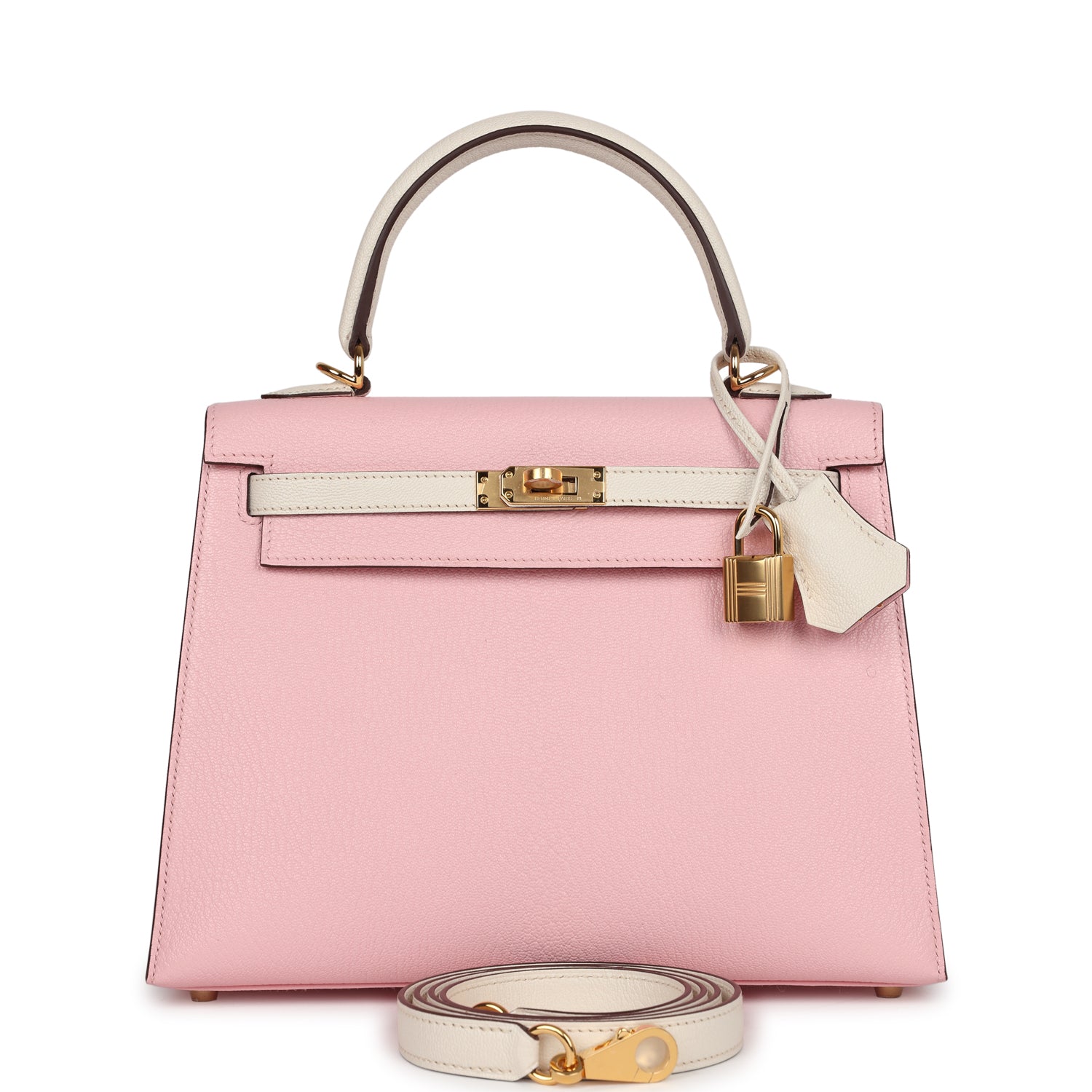 Hermès HSS Kelly Sellier 25 Rose Sakura/Nata Chevre Gold Hardware 2 Hermès HSS Kelly Sellier 25 Rose Sakura/Nata Chevre Gold Hardware - Image 2