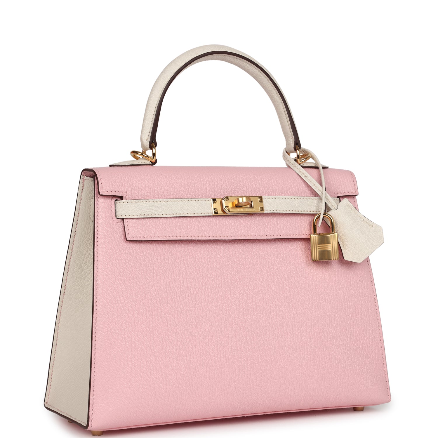 Hermès HSS Kelly Sellier 25 Rose Sakura/Nata Chevre Gold Hardware 4 Hermès HSS Kelly Sellier 25 Rose Sakura/Nata Chevre Gold Hardware - Image 4