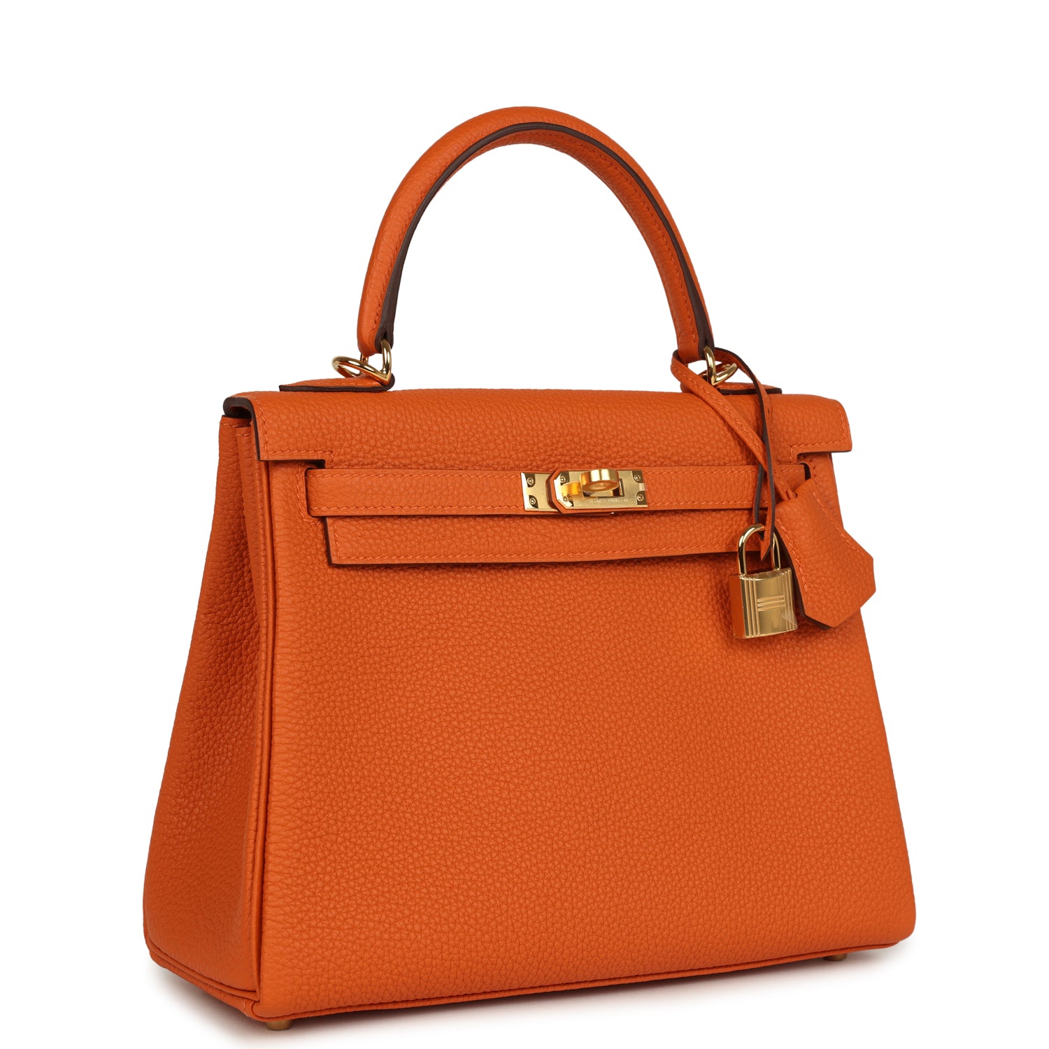 Hermès HSS Kelly Retourne 25 Orange Verso Togo Gold Hardware 5 Hermès HSS Kelly Retourne 25 Orange Verso Togo Gold Hardware - Image 5