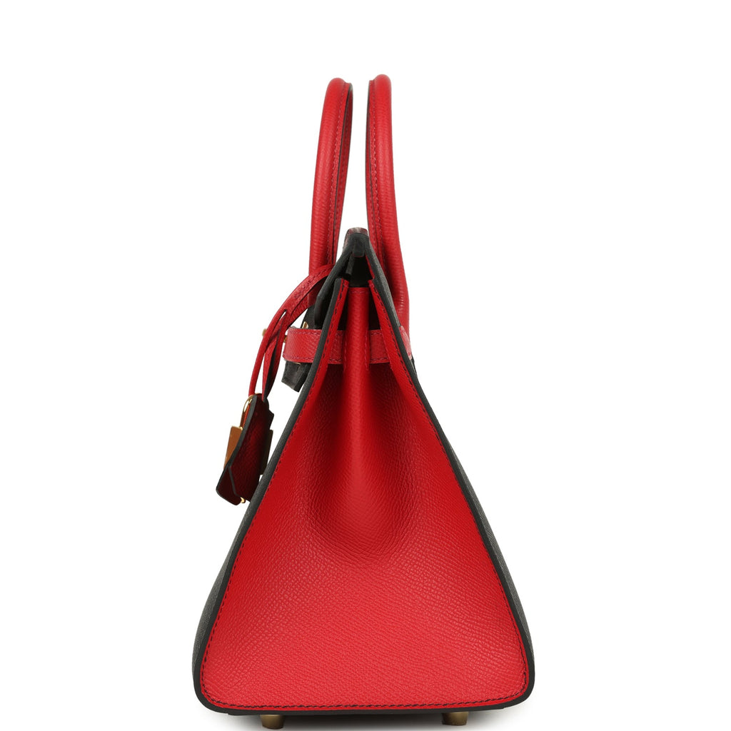 Hermès HSS Birkin Sellier 25 Black/Rouge Epsom Gold Hardware 6 Hermès HSS Birkin Sellier 25 Black/Rouge Epsom Gold Hardware - Image 6