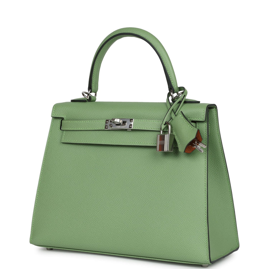 Hermès HSS Kelly Sellier 25 Vert Criquet Epsom Palladium Hardware 6 Hermès HSS Kelly Sellier 25 Vert Criquet Epsom Palladium Hardware - Image 6