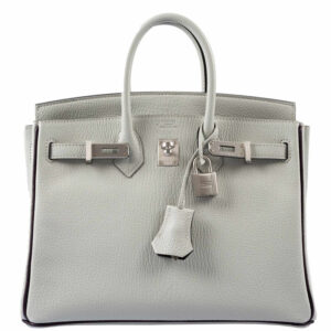 Hermes-Birkin-25-HSS-Bi-Color-Gris-Perle-and-Raisin-Chevre-Brushed-Palladium-Hardware-Special-Edition