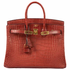 Hermes-Birkin-25-HSS-Rouge-H-Alligator-Orange-Interior-Gold-Hardware