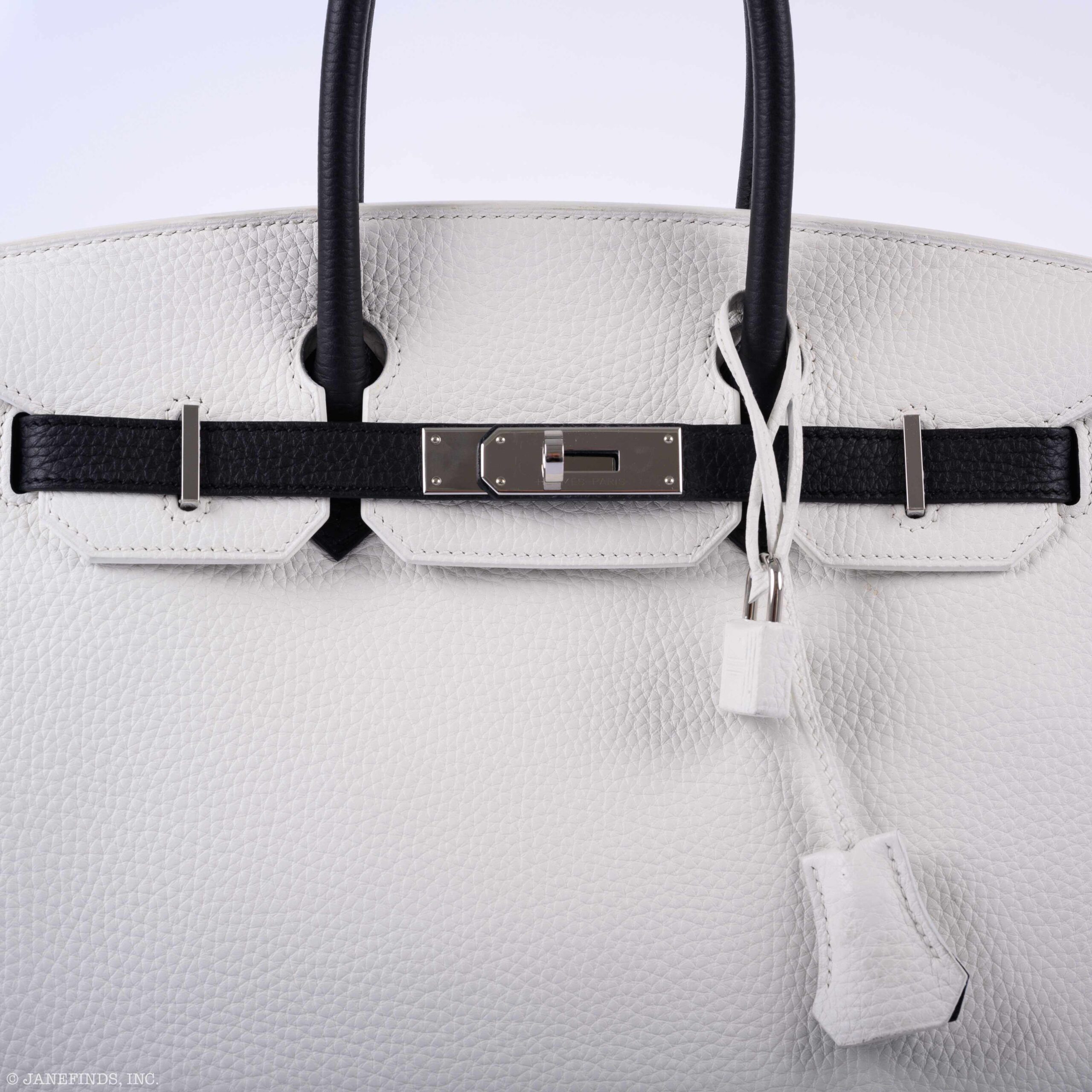 Hermès Birkin 30 HSS Black & White Togo Classic Elegance 4 Hermès Birkin 30 HSS Black & White Togo Classic Elegance - Image 4