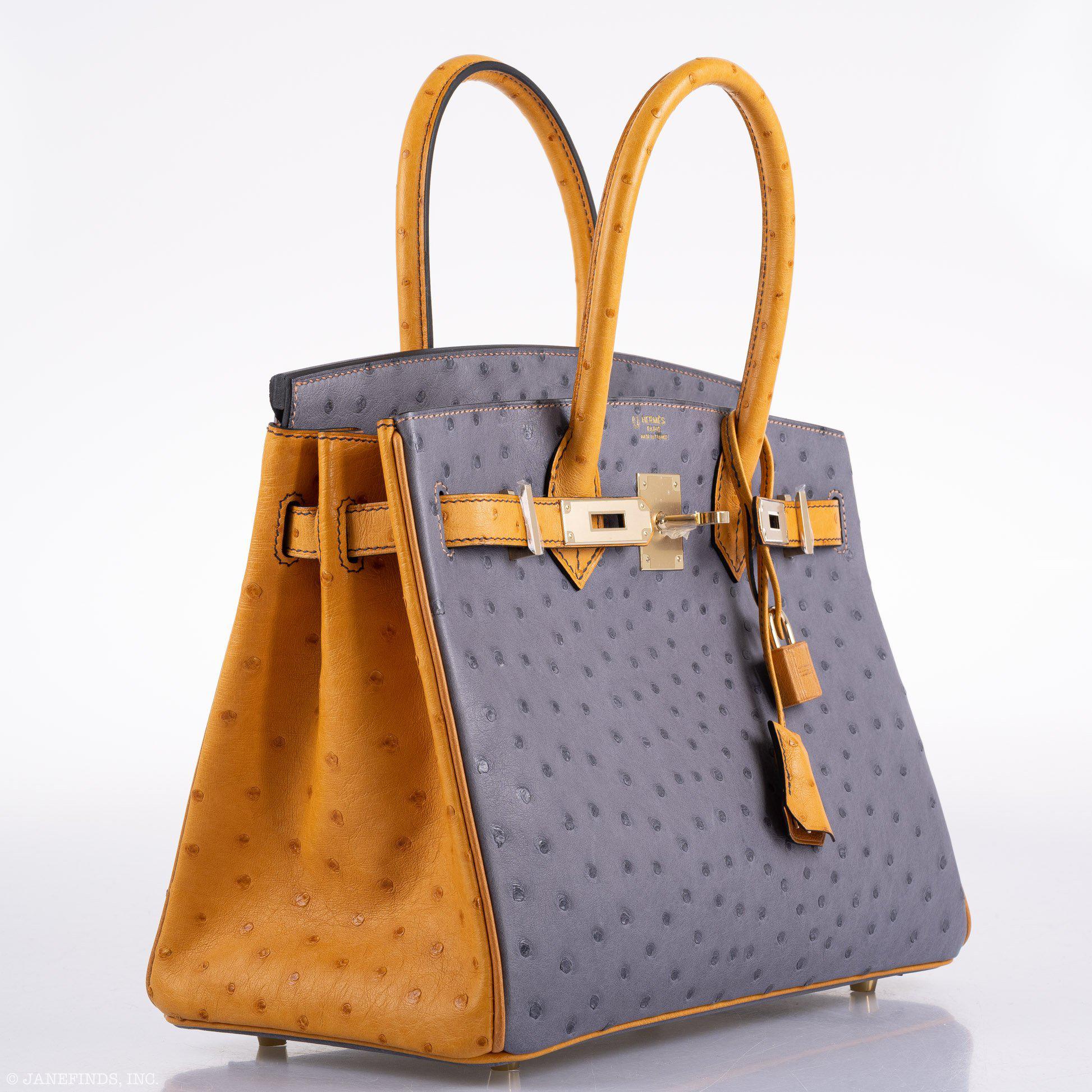 Hermès Birkin 30 HSS Gris Agate Ostrich Gold Hardware - Limited Edition 3 Hermès Birkin 30 HSS Gris Agate Ostrich Gold Hardware - Limited Edition - Image 3
