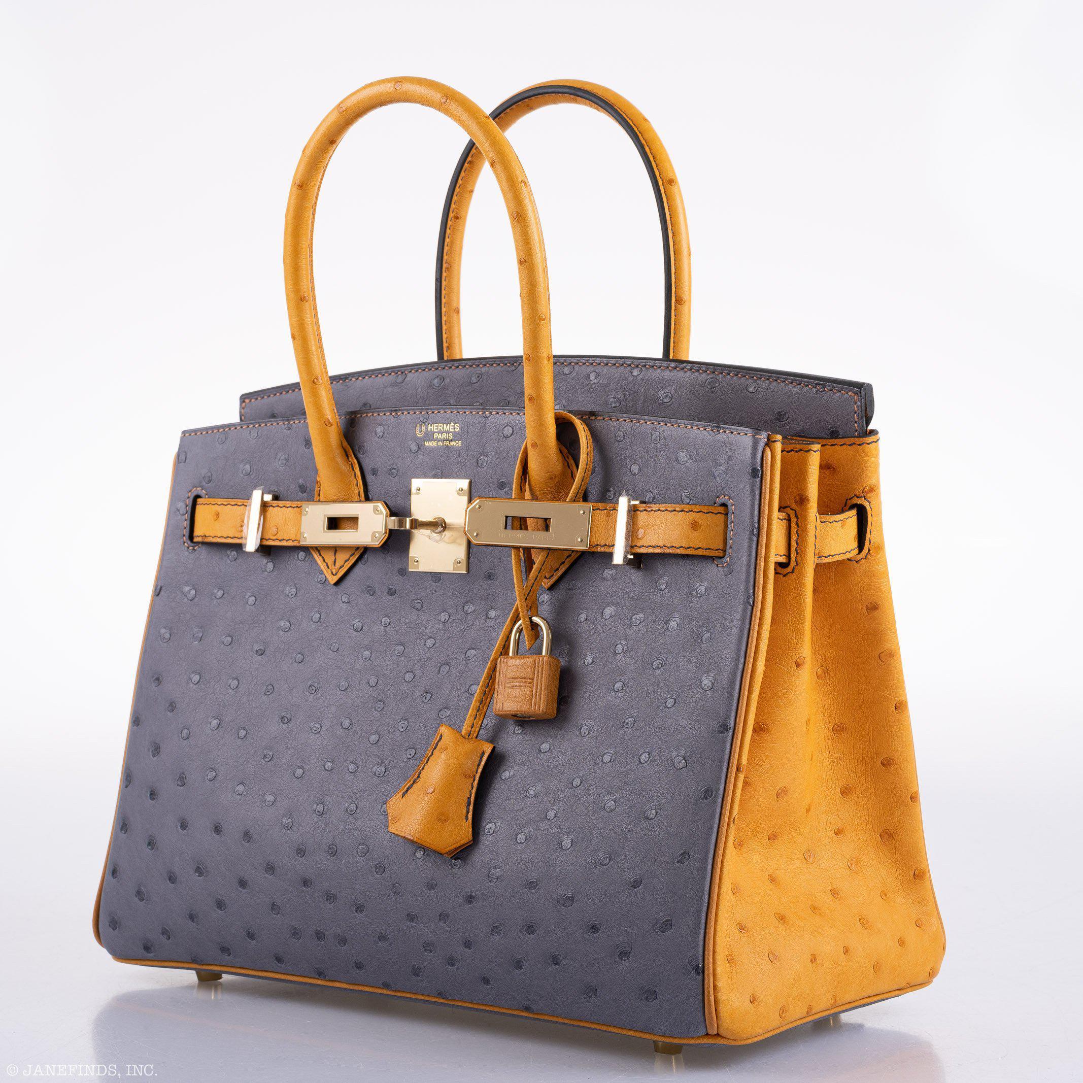 Hermès Birkin 30 HSS Gris Agate Ostrich Gold Hardware - Limited Edition 2 Hermès Birkin 30 HSS Gris Agate Ostrich Gold Hardware - Limited Edition - Image 2