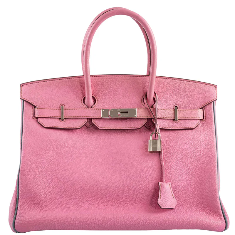 Hermès Birkin 35 Bubblegum Pink & Celeste Togo Square O Edition 1 Hermes-Birkin-35-HSS-5P-Bubblegum-Pink-Celeste-Togo-Palladium-Hardware-2011-Square-O