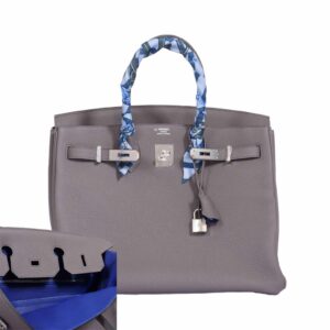 Hermes-Birkin-35-HSS-Etain-With-Blue-Electric-Togo-Palladium-Hardware