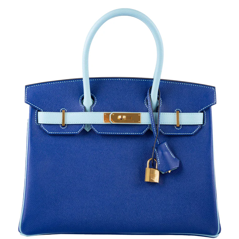 Hermès HSS Birkin 30 Blue Electric & Blue Atoll Epsom - Gold Hardware 1 Hermes-HSS-Birkin-30-Blue-Electric-Blue-Atoll-Epsom-with-Gold-Hardware-2015-T
