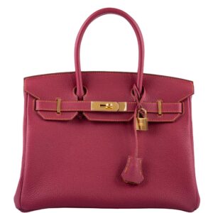 Hermes-HSS-Birkin-30-Rubis-Togo-Orange-H-with-Gold-Hardware-2015-T