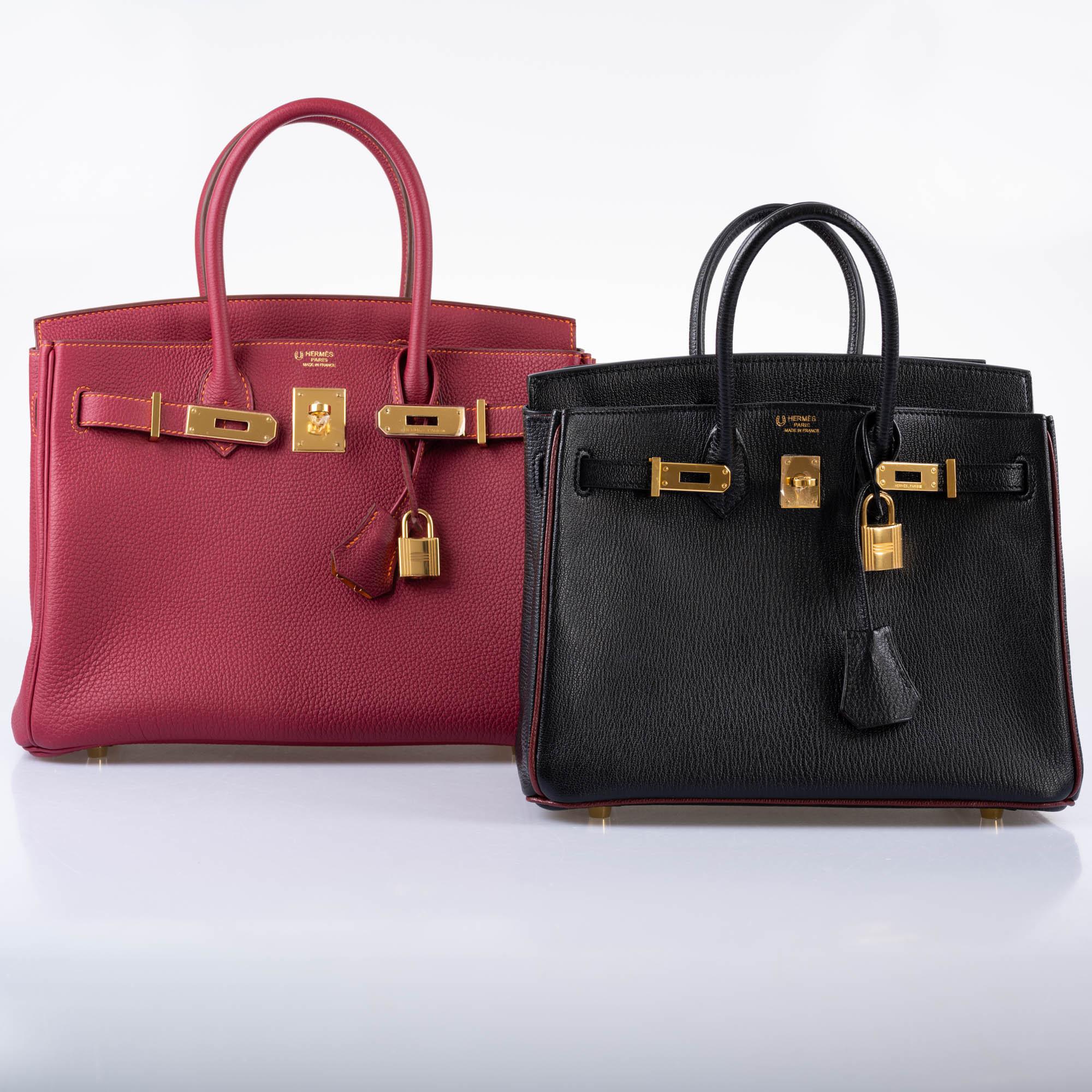 Hermès HSS Birkin 30 Rubis Togo & Orange H - Gold Hardware 7 Hermès HSS Birkin 30 Rubis Togo & Orange H - Gold Hardware - Image 7