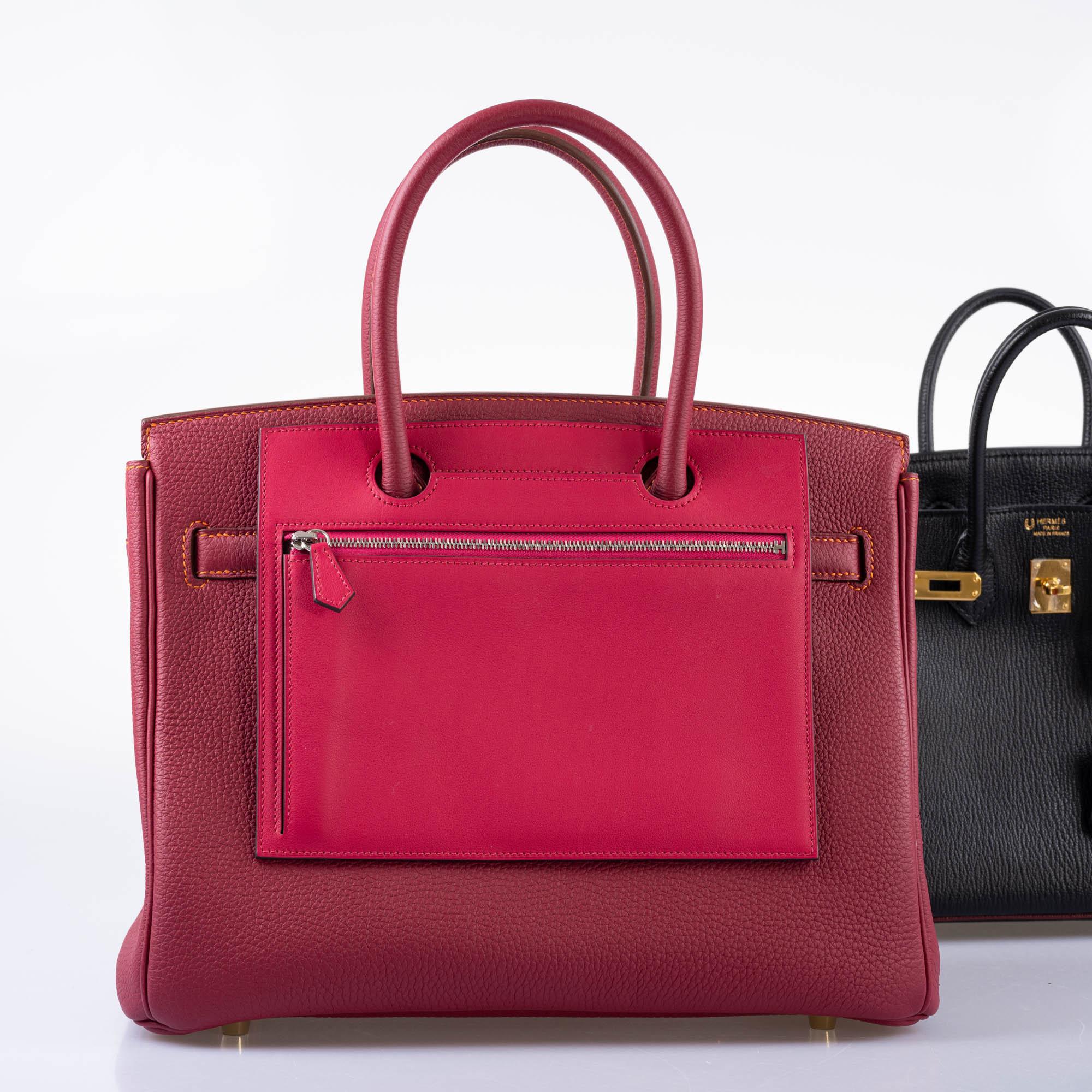 Hermès HSS Birkin 30 Rubis Togo & Orange H - Gold Hardware 2 Hermès HSS Birkin 30 Rubis Togo & Orange H - Gold Hardware - Image 2