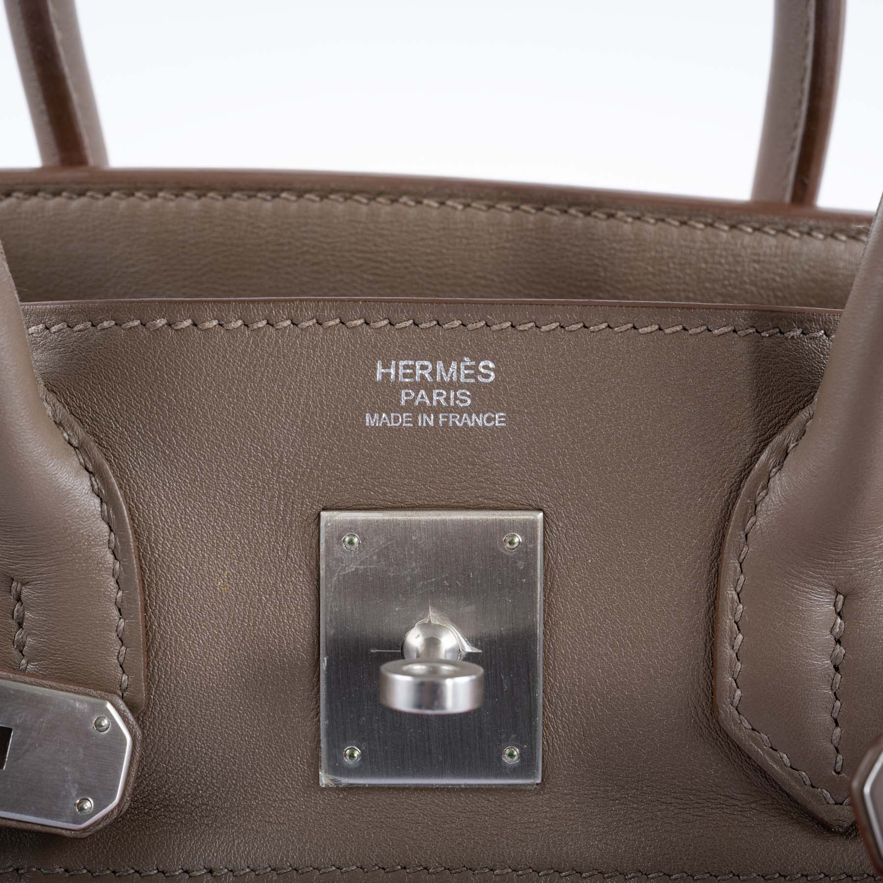 Hermès HSS Birkin 30 Tri-Color Clemence/Swift Bag - Brushed Palladium 6 Hermès HSS Birkin 30 Tri-Color Clemence/Swift Bag - Brushed Palladium - Image 6