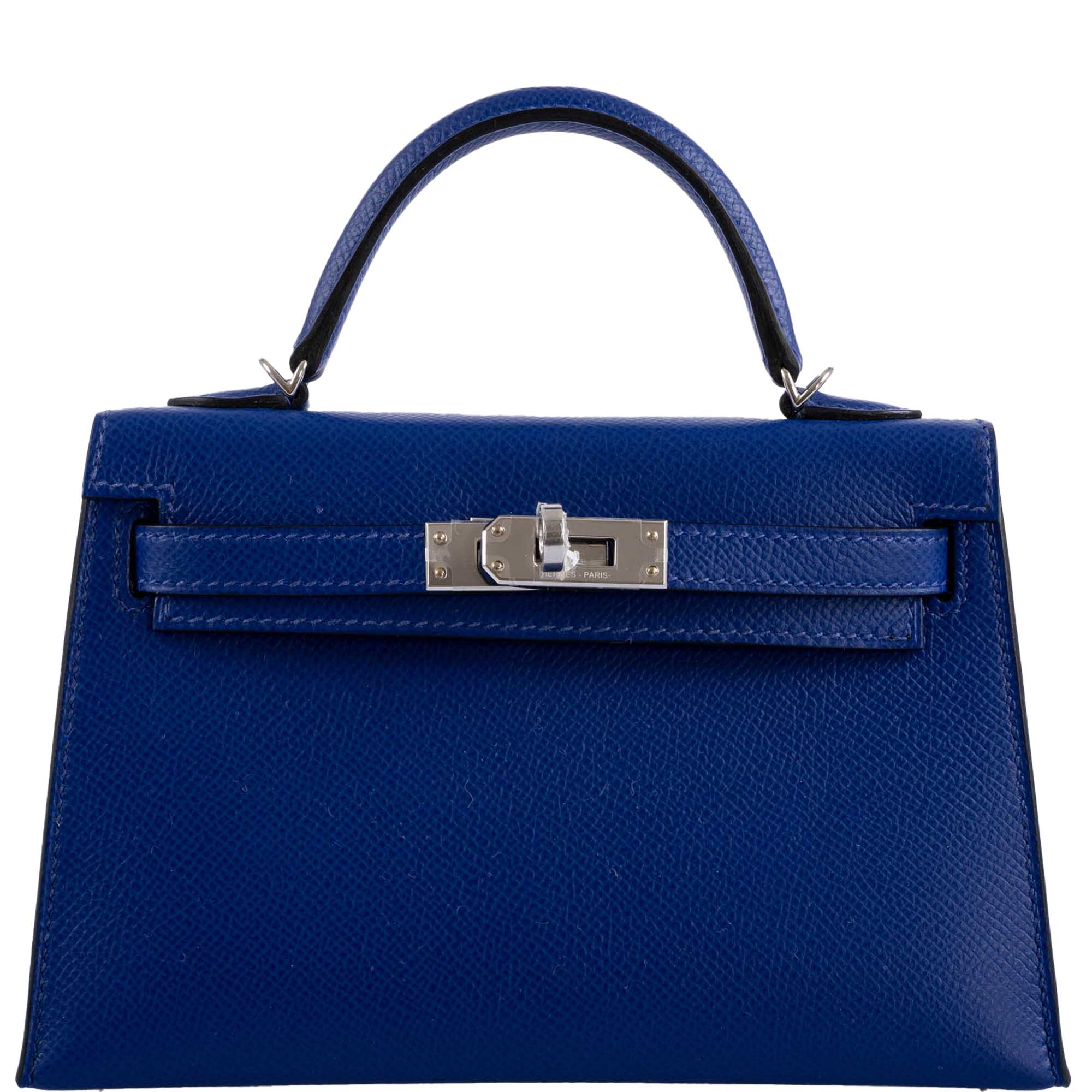 Hermès HSS Kelly Mini Blue Electric Epsom Palladium 7 Hermès HSS Kelly Mini Blue Electric Epsom Palladium - Image 7