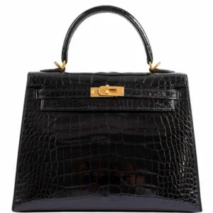 Hermes-Kelly-25-HSS-Sellier-Black-Shiny-Alligator-Brushed-Gold-Hardware-2019-D