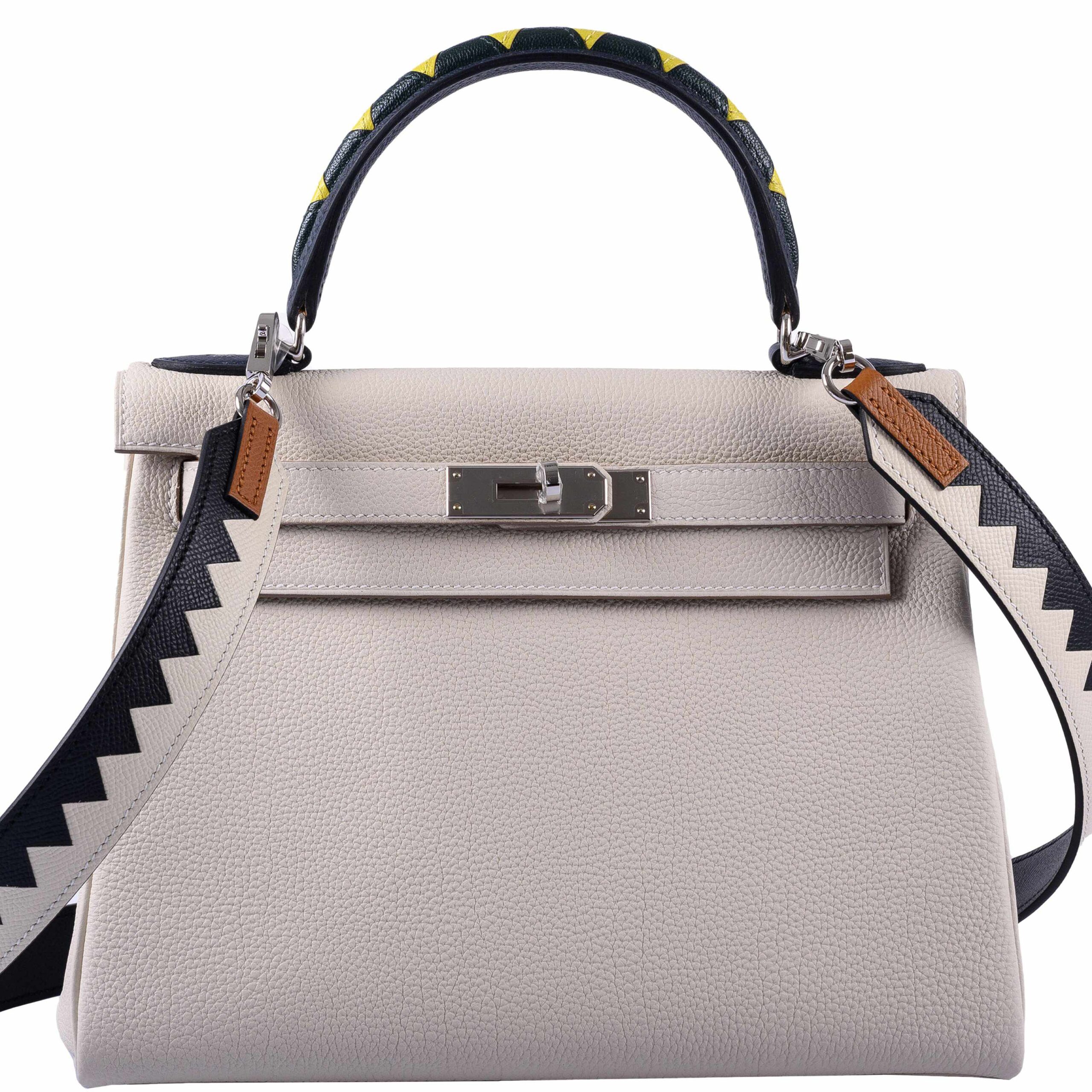 Hermès Kelly 28 HSS Beton & Multicolor Togo | Equestrian Style Bag 14 Hermès Kelly 28 HSS Beton & Multicolor Togo | Equestrian Style Bag - Image 14
