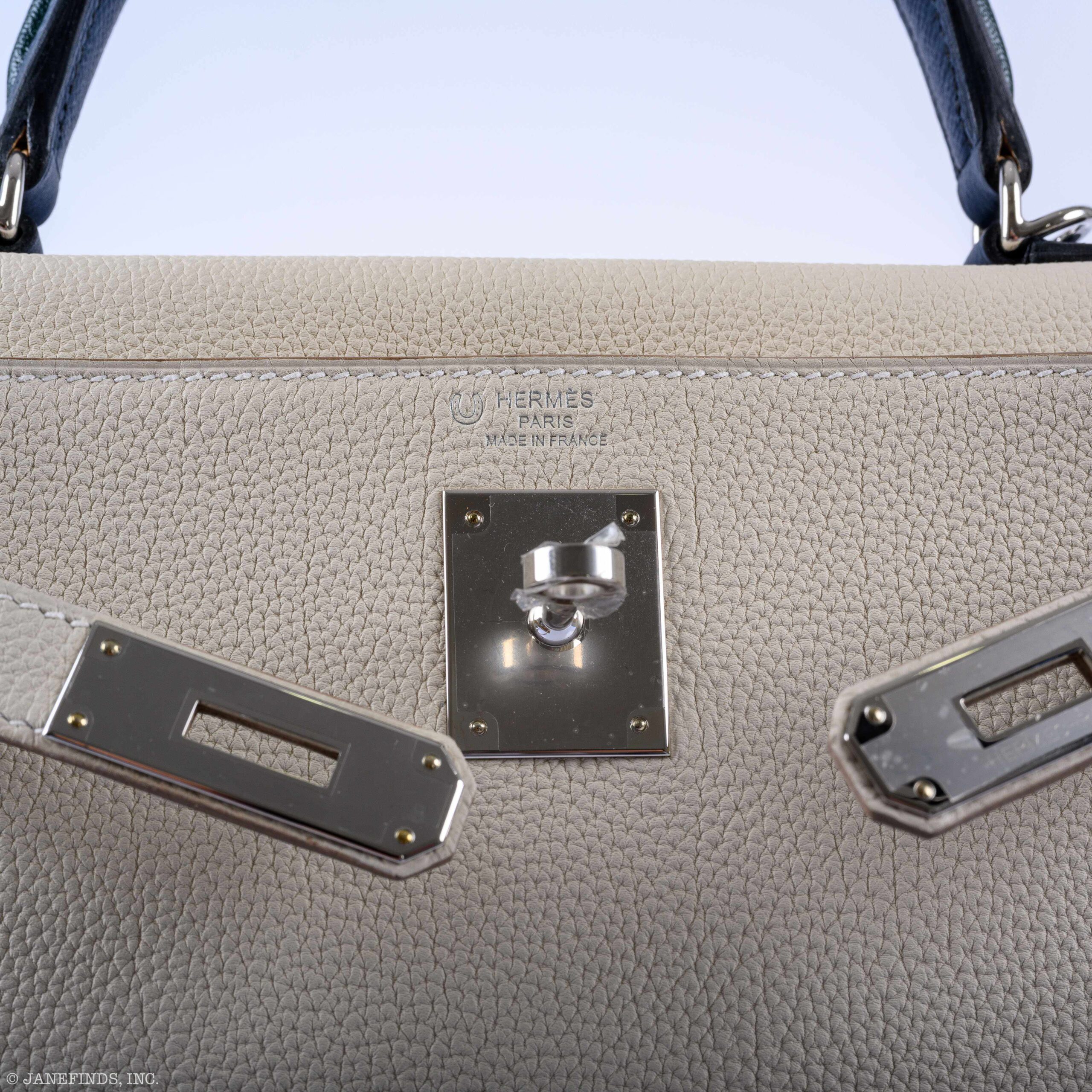 Hermès Kelly 28 HSS Beton & Multicolor Togo | Equestrian Style Bag 10 Hermès Kelly 28 HSS Beton & Multicolor Togo | Equestrian Style Bag - Image 10