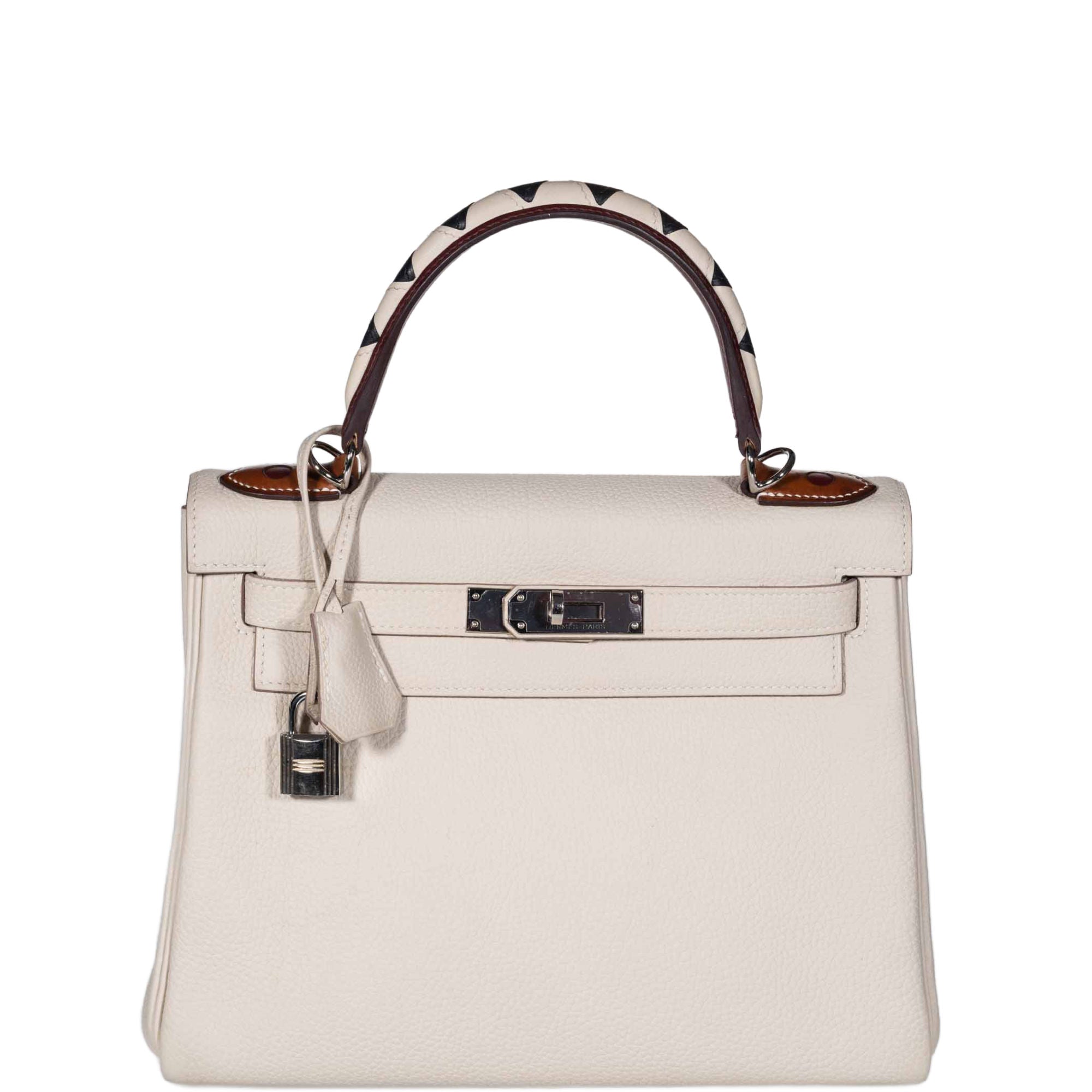 Hermès Kelly 28 HSS Beton & Multicolor Togo | Equestrian Style Bag 3 Hermès Kelly 28 HSS Beton & Multicolor Togo | Equestrian Style Bag - Image 3