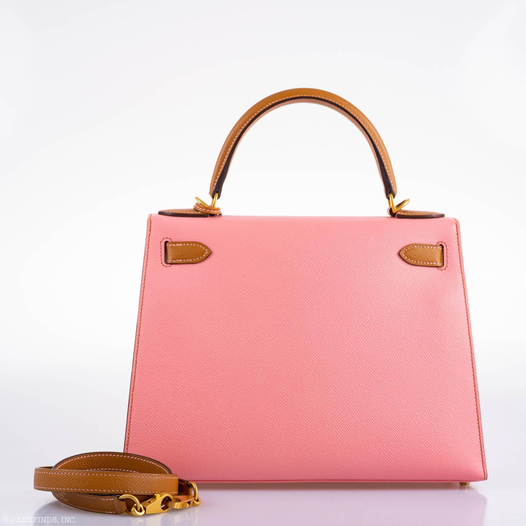 Hermès Kelly 28 Sellier HSS Rose Confetti, Epsom & Gold Hardware 7 Hermès Kelly 28 Sellier HSS Rose Confetti, Epsom & Gold Hardware - Image 7