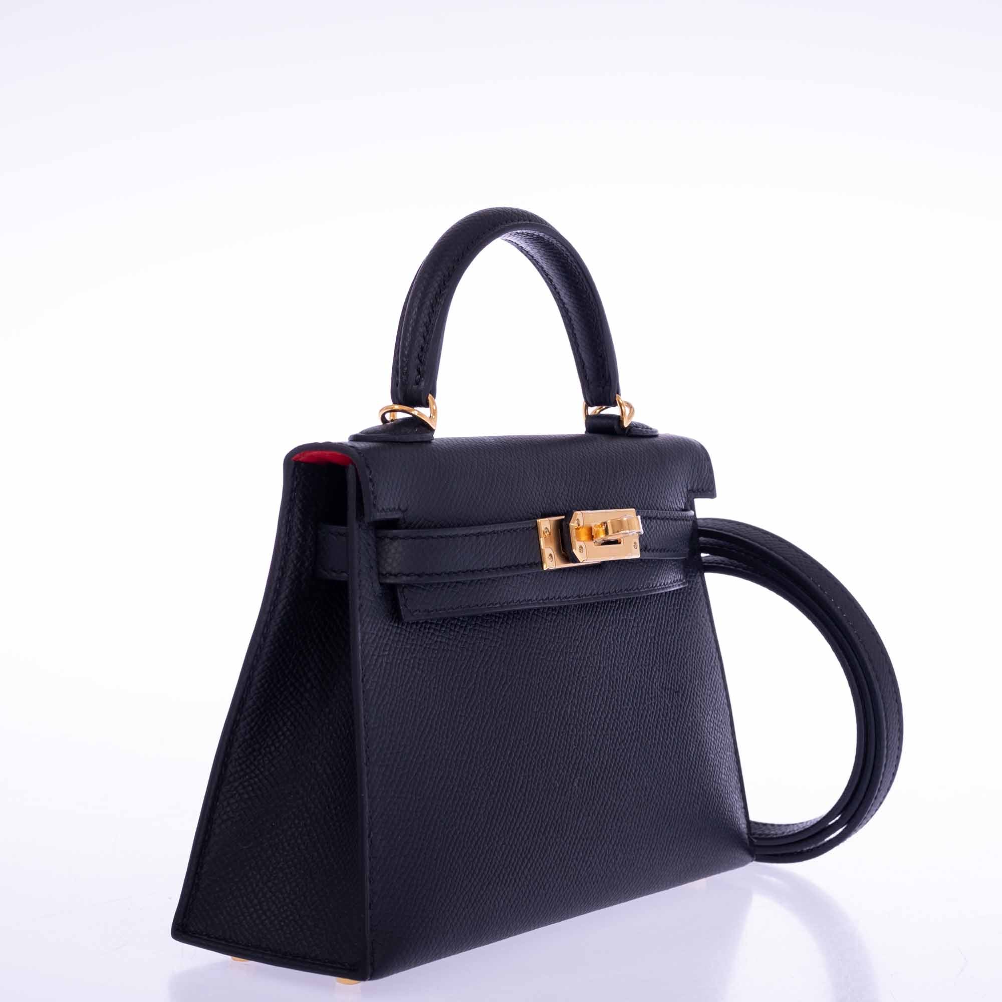 Hermès Kelly Mini 20 Sellier Black Epsom - Gold Hardware 9 Hermès Kelly Mini 20 Sellier Black Epsom - Gold Hardware - Image 9