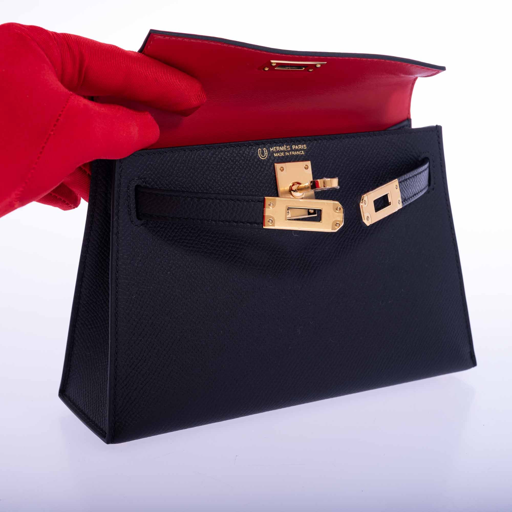 Hermès Kelly Mini 20 Sellier Black Epsom - Gold Hardware 10 Hermès Kelly Mini 20 Sellier Black Epsom - Gold Hardware - Image 10