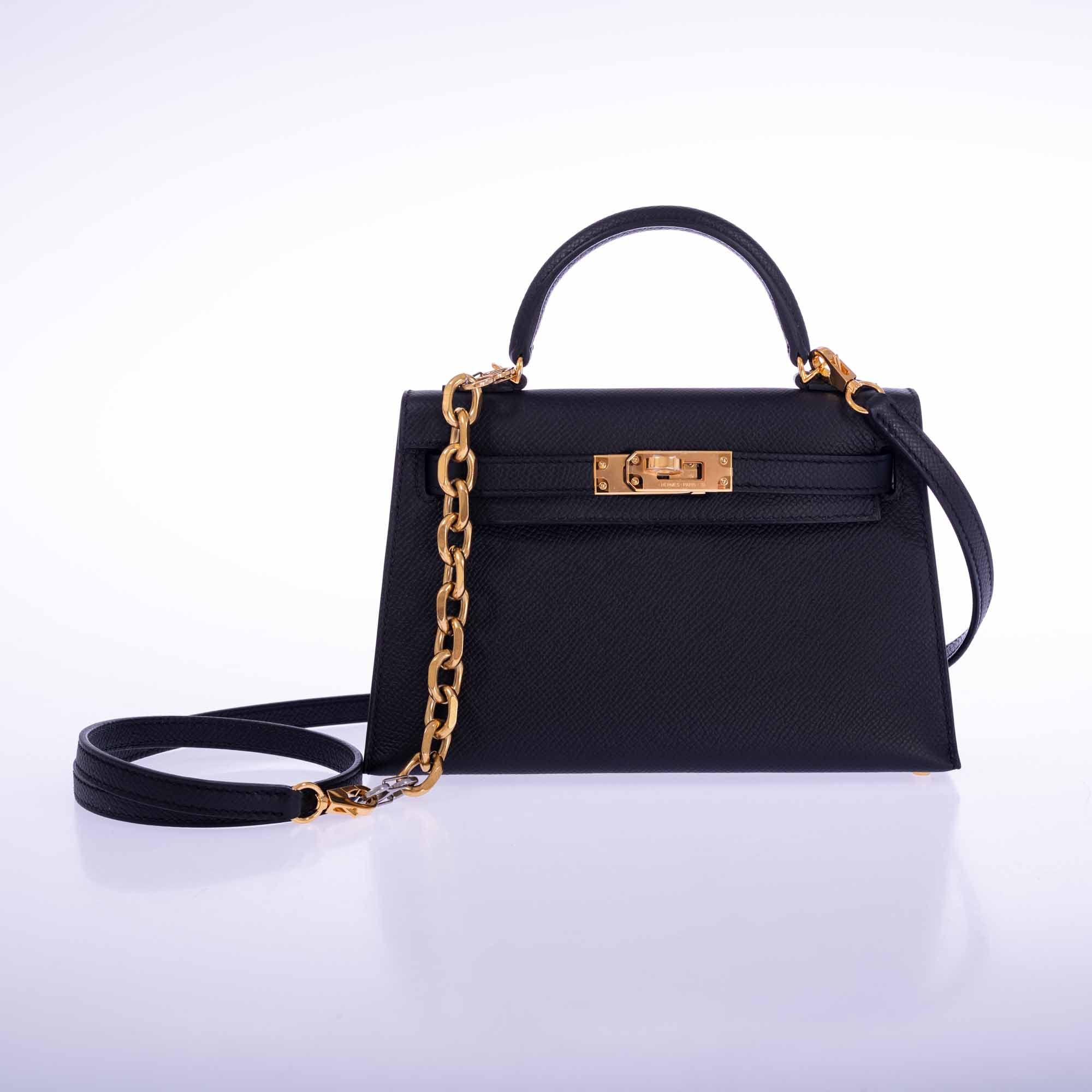 Hermès Kelly Mini 20 Sellier Black Epsom - Gold Hardware 5 Hermès Kelly Mini 20 Sellier Black Epsom - Gold Hardware - Image 5