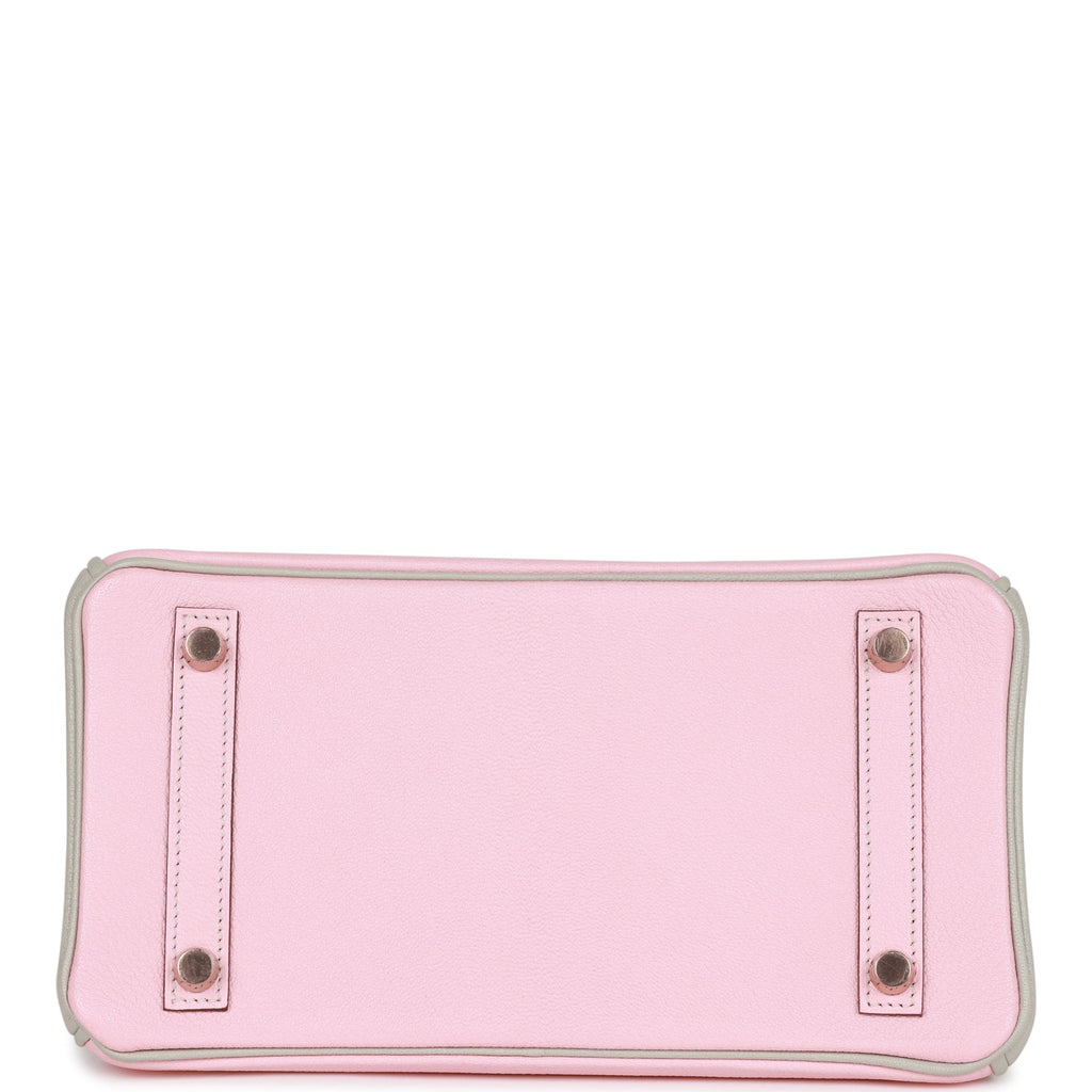 Hermès Special Order Birkin 25 Rose Sakura/Gris Perle Chevre Mysore, Rose Gold HW 6 Hermès Special Order Birkin 25 Rose Sakura/Gris Perle Chevre Mysore, Rose Gold HW - Image 6