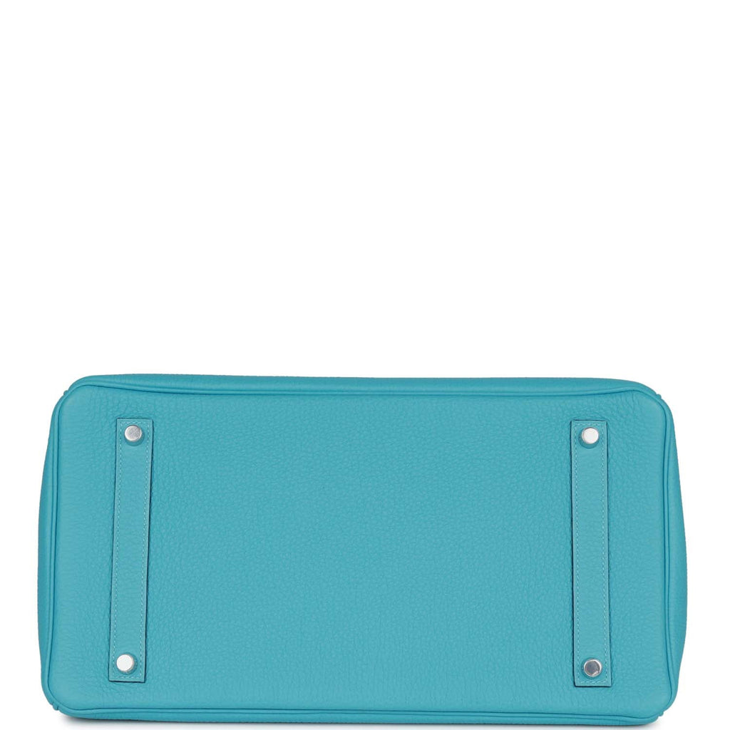 Hermès HSS Birkin 35 Bleu du Nord Verso Togo - Brushed Palladium Hardware 6 Hermès HSS Birkin 35 Bleu du Nord Verso Togo - Brushed Palladium Hardware - Image 6