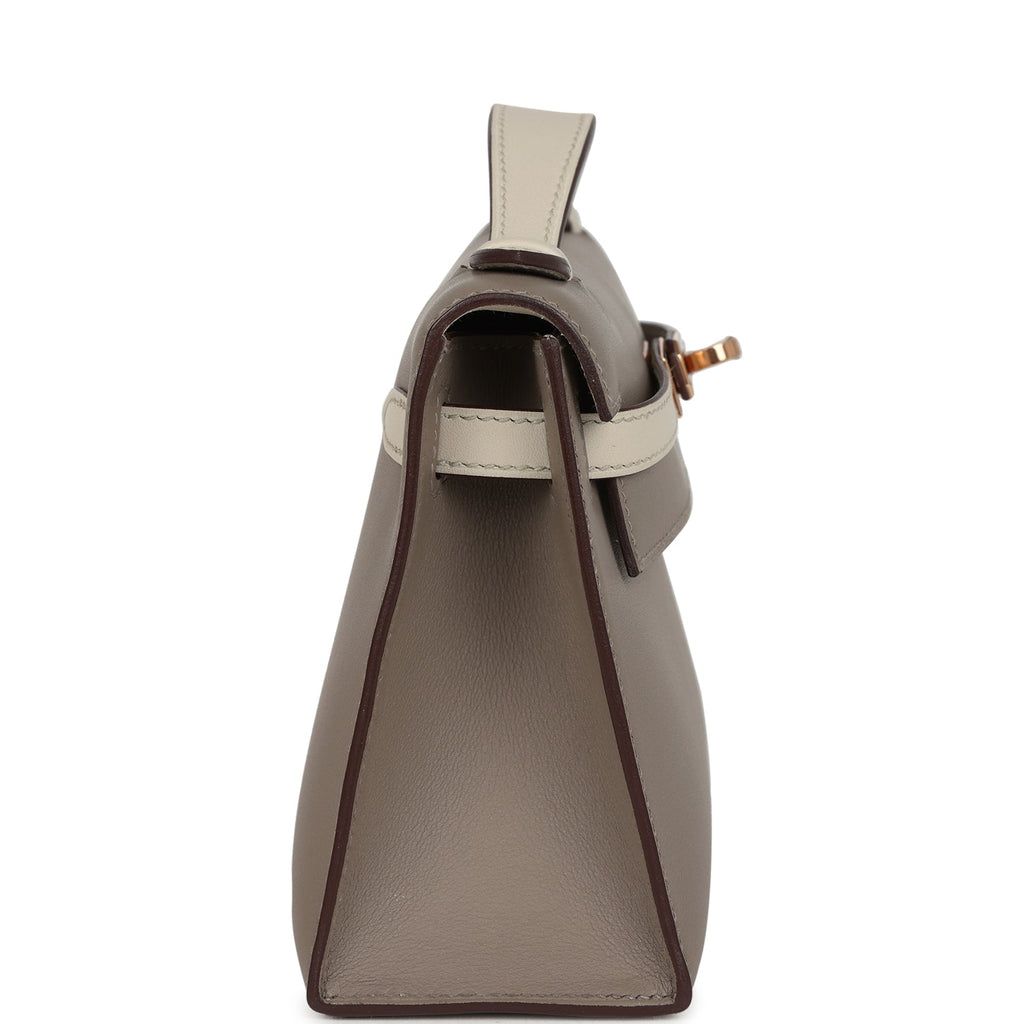 Hermès Kelly Pochette HSS Gris Asphalte/Beton Swift - Rose Gold Hardware 3 Hermès Kelly Pochette HSS Gris Asphalte/Beton Swift - Rose Gold Hardware - Image 3