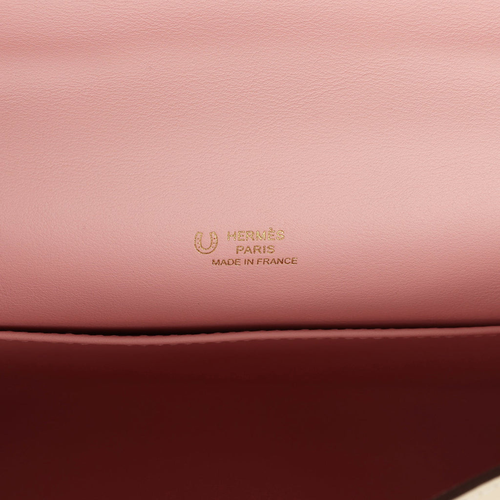 Hermès HSS Kelly Pochette Nata/Rose Sakura Swift Gold Hardware 7 Hermès HSS Kelly Pochette Nata/Rose Sakura Swift Gold Hardware - Image 7