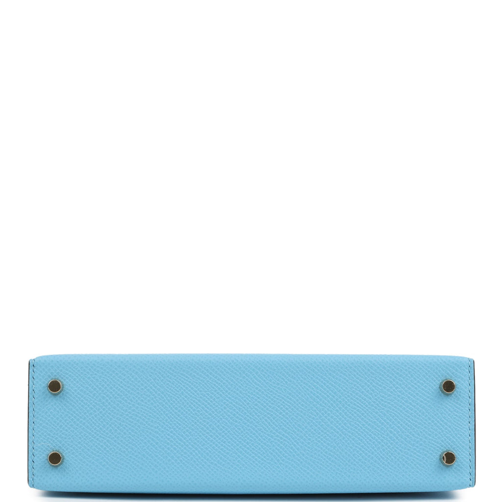 Exclusive Hermès Special Order Mini kelly - Bleu Celeste & Biscuit Epsom 6 Exclusive Hermès Special Order Mini kelly - Bleu Celeste & Biscuit Epsom - Image 6