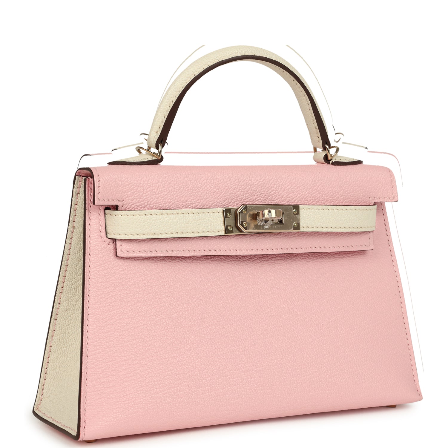 Hermès HSS Mini kelly Rose Sakura/Nata Chevre Mysore Bag 2 Hermès HSS Mini kelly Rose Sakura/Nata Chevre Mysore Bag - Image 2