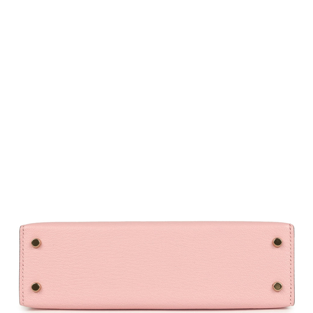 Hermès HSS Mini kelly Rose Sakura/Nata Chevre Mysore Bag 6 Hermès HSS Mini kelly Rose Sakura/Nata Chevre Mysore Bag - Image 6