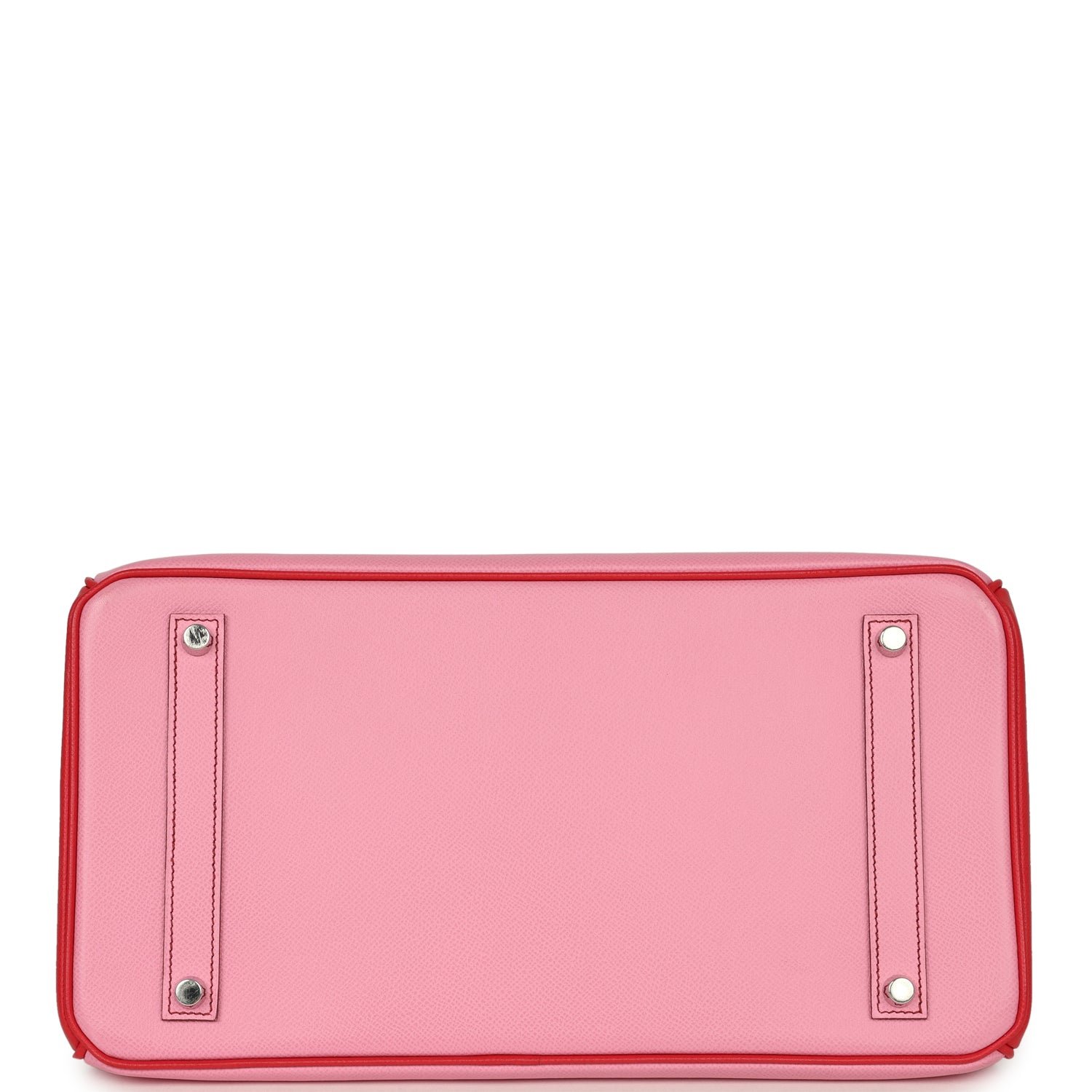 Pre-owned Hermes Special Order (HSS) Birkin 35 Bubblegum, Bougainvillea Epsom Palladium Hardware - view 6