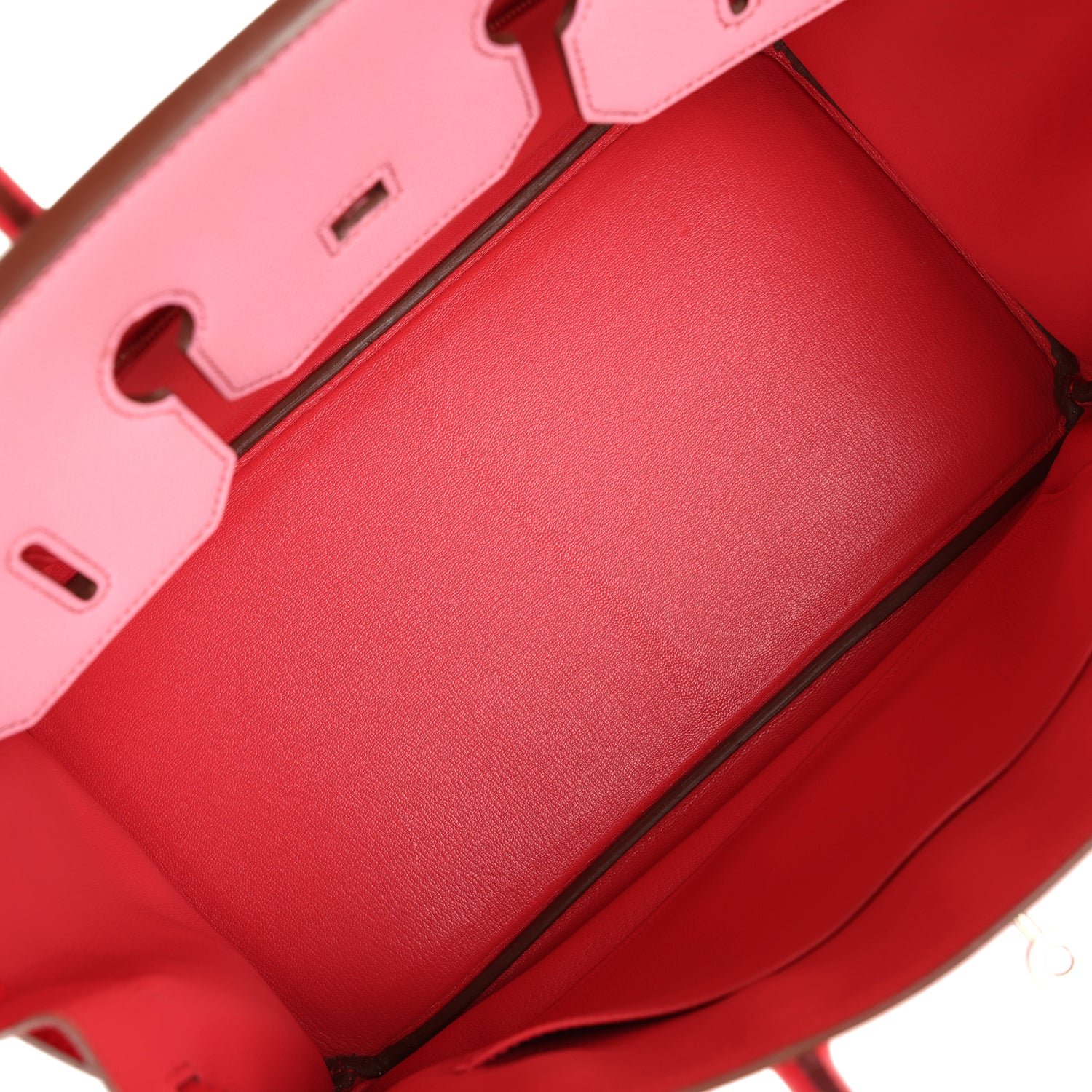 Pre-owned Hermes Special Order (HSS) Birkin 35 Bubblegum, Bougainvillea Epsom Palladium Hardware - view 8