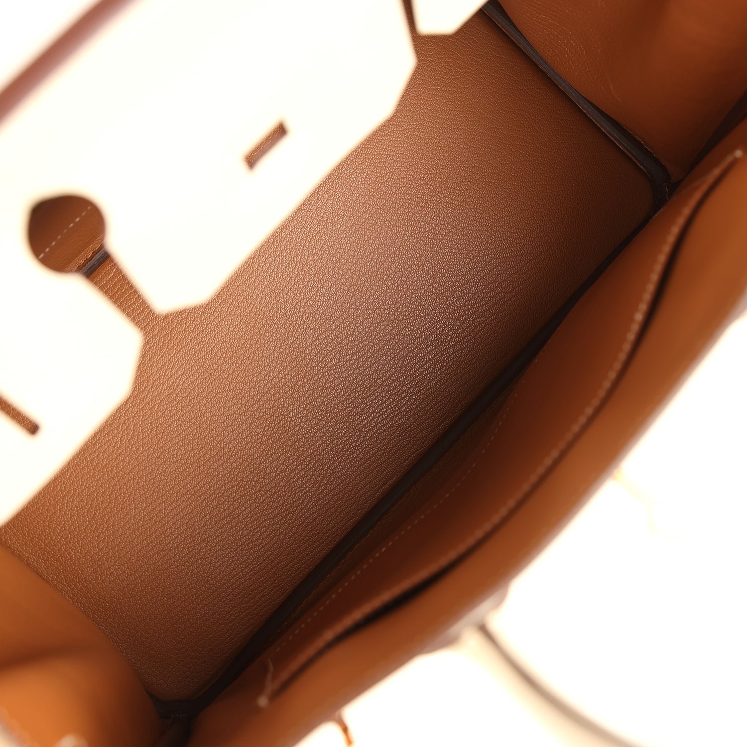 Pre-owned Hermes Special Order (HSS) Birkin 30 Craie Verso Epsom Rose Gold Hardware - view 8