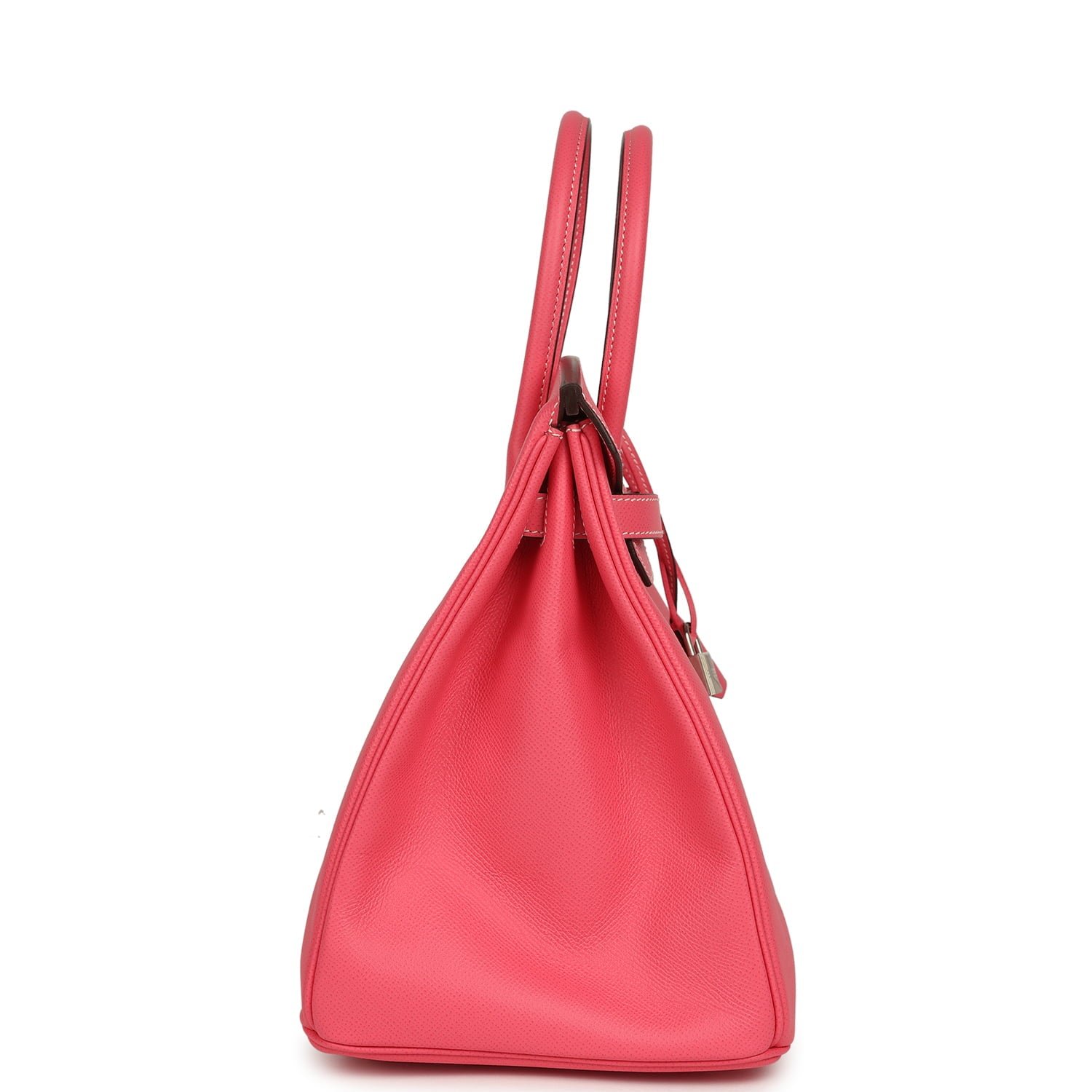 Hermes Special Order (HSS) Birkin 35 Rose Azalee Epsom Palladium Hardware - view 3