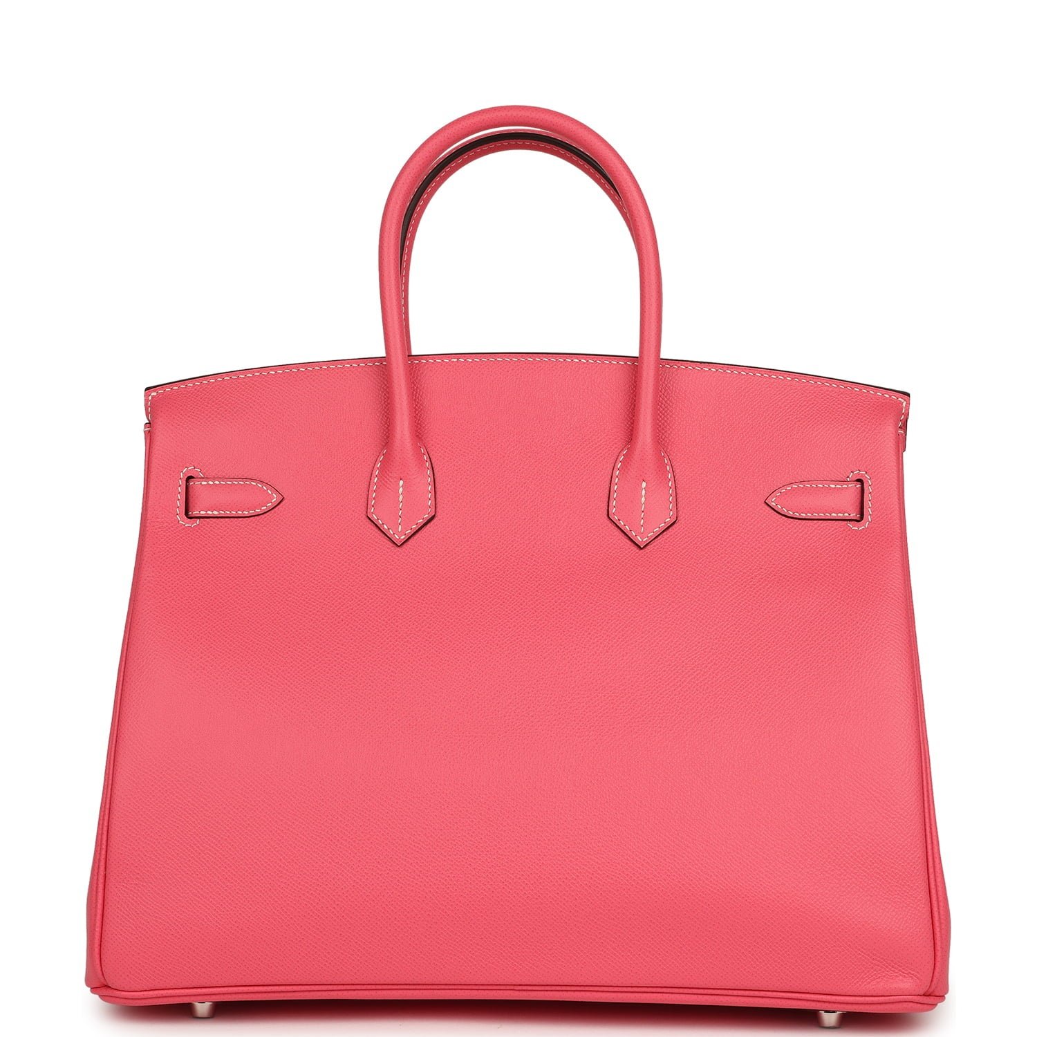 Hermes Special Order (HSS) Birkin 35 Rose Azalee Epsom Palladium Hardware - view 4