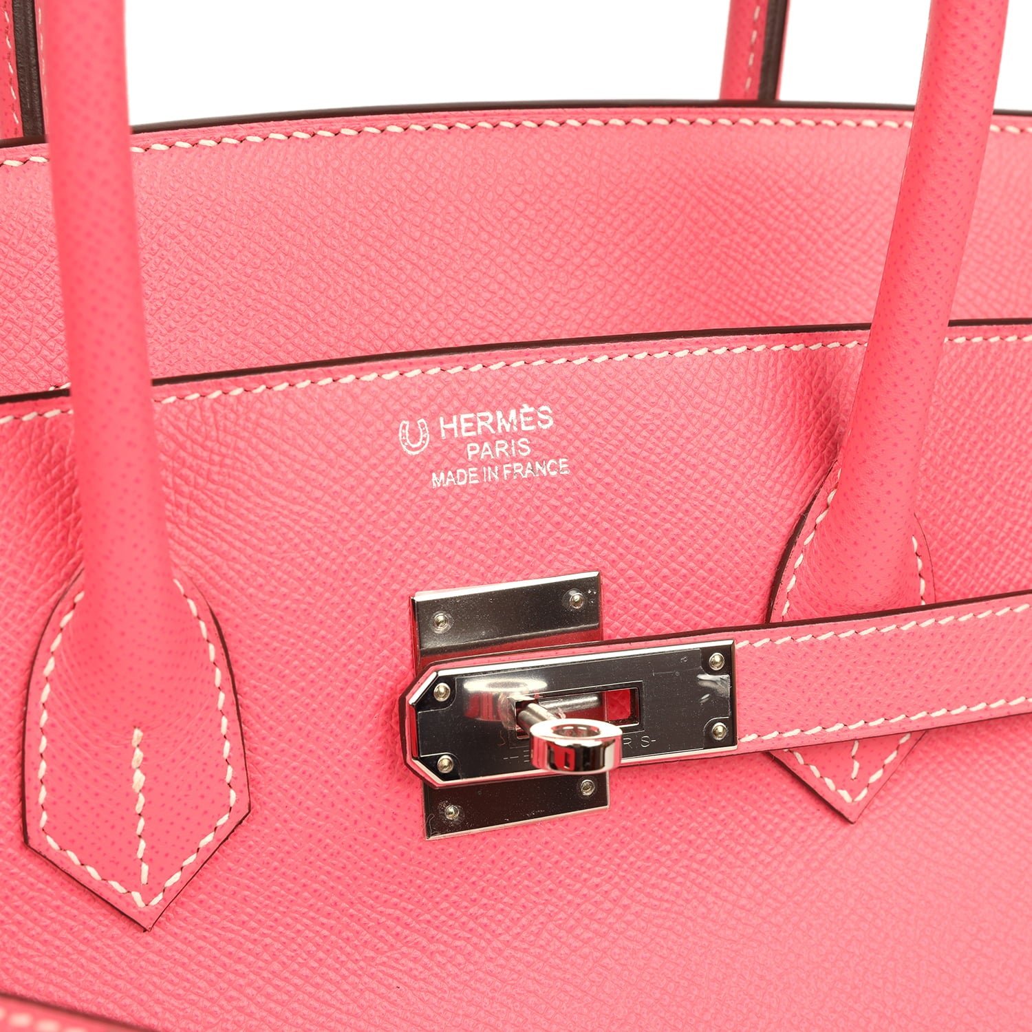 Hermes Special Order (HSS) Birkin 35 Rose Azalee Epsom Palladium Hardware - view 7
