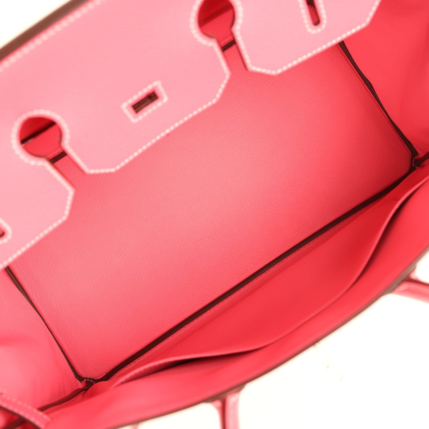 Hermes Special Order (HSS) Birkin 35 Rose Azalee Epsom Palladium Hardware - view 8