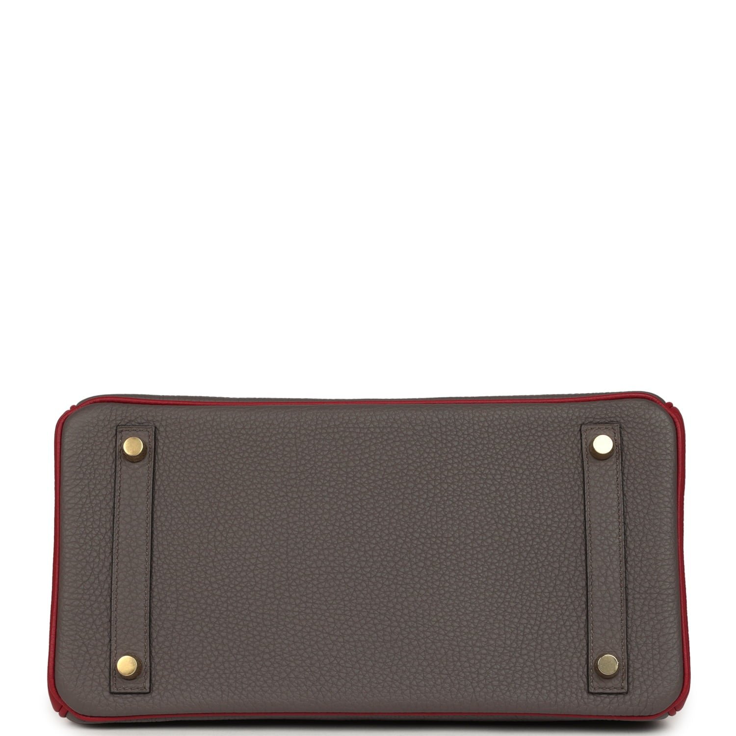 Hermes Special Order (HSS) Birkin 30 Etain, Rouge Grenat Togo Gold Hardware - view 6