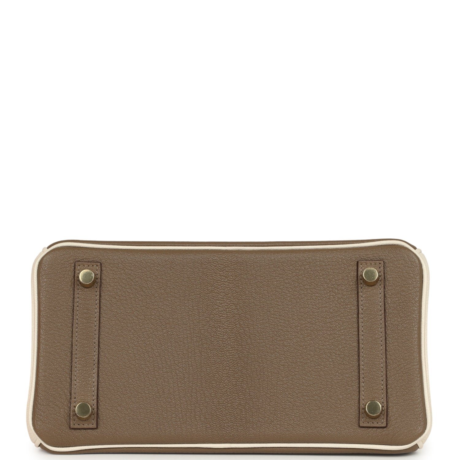 Hermes Special Order (HSS) Birkin 25 Etoupe, Nata Chevre Mysore Permabrass Hardware - view 6