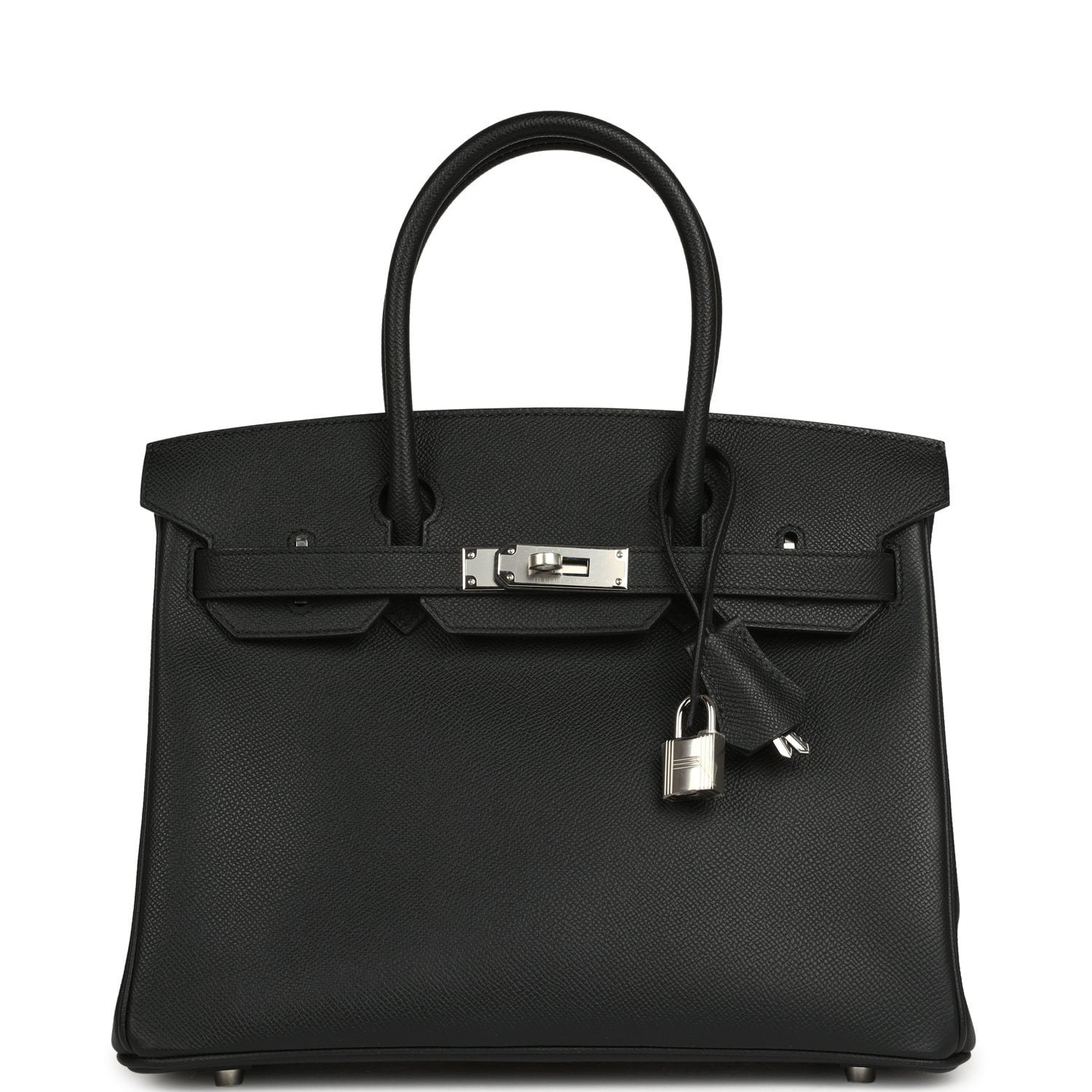 Hermes Special Order (HSS) Birkin 30 Black Verso Epsom Palladium Hardware