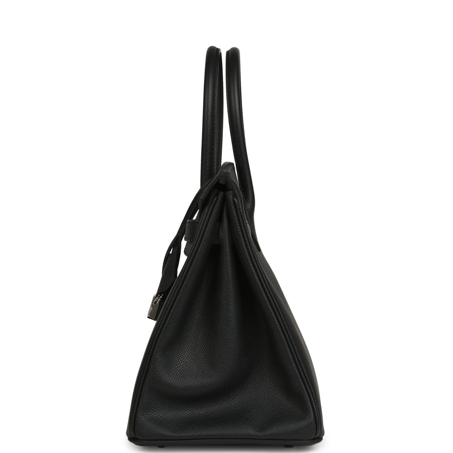 Hermes Special Order (HSS) Birkin 30 Black Verso Epsom Palladium Hardware - view 3