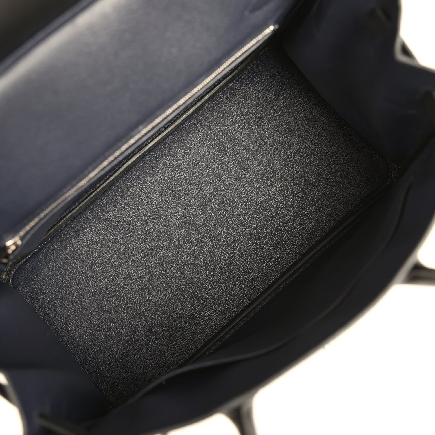 Hermes Special Order (HSS) Birkin 30 Black Verso Epsom Palladium Hardware - view 8