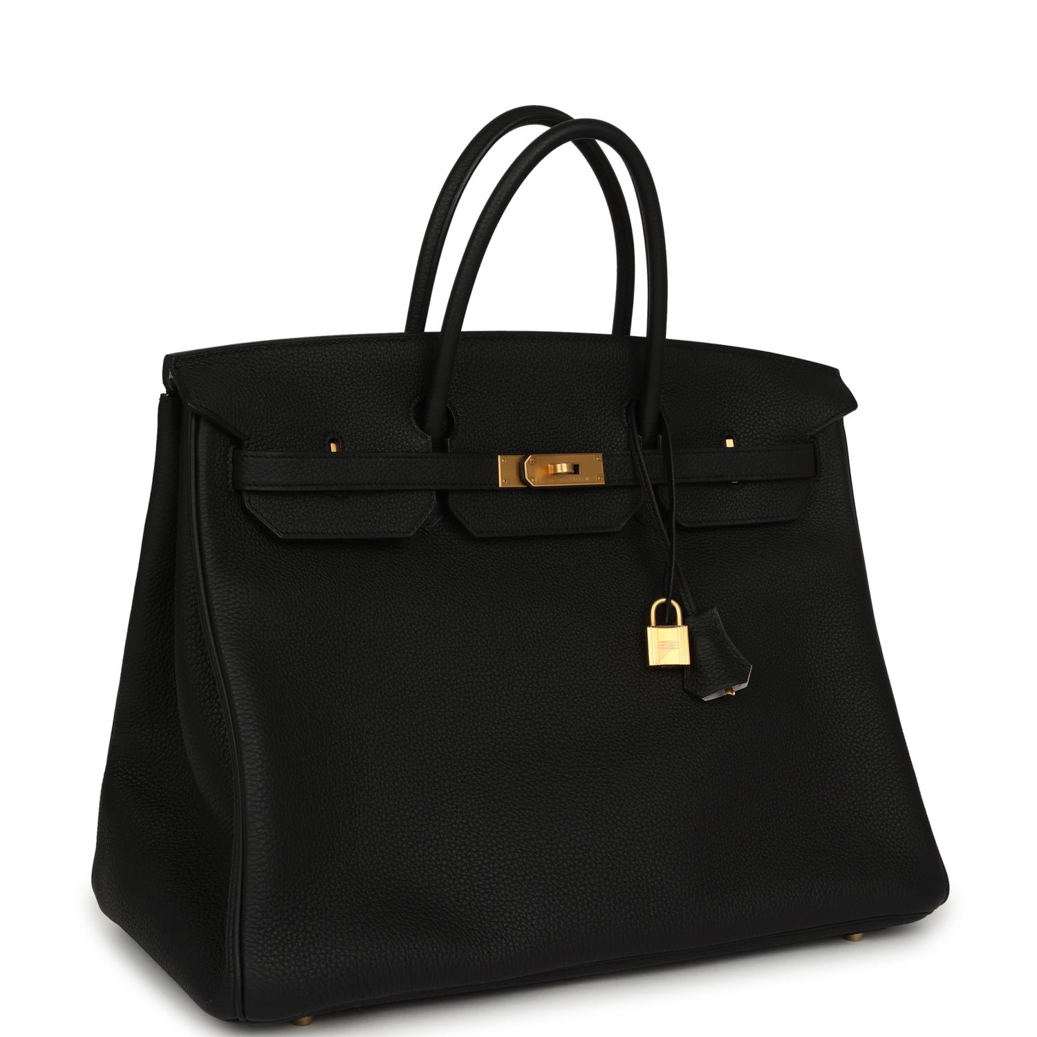 Hermes Special Order (HSS) Birkin 40 Black Verso Togo Brushed Gold Hardware - view 2