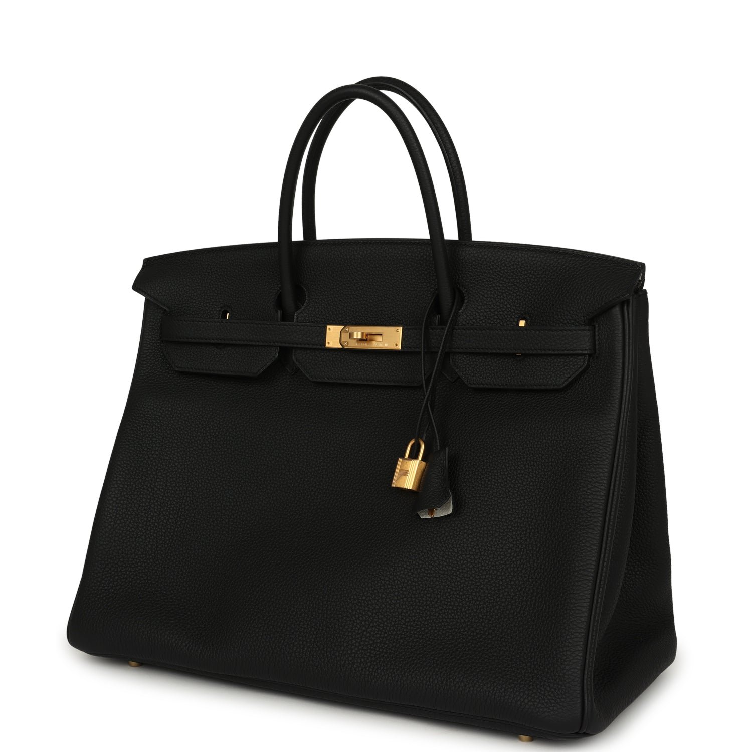 Hermes Special Order (HSS) Birkin 40 Black Verso Togo Brushed Gold Hardware - view 5