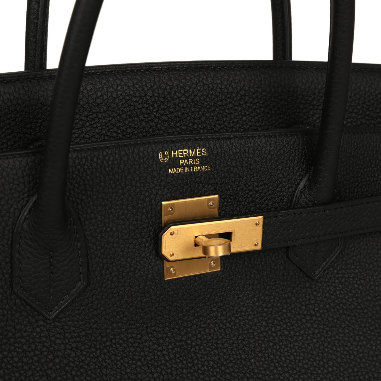 Hermes Special Order (HSS) Birkin 40 Black Verso Togo Brushed Gold Hardware - view 7