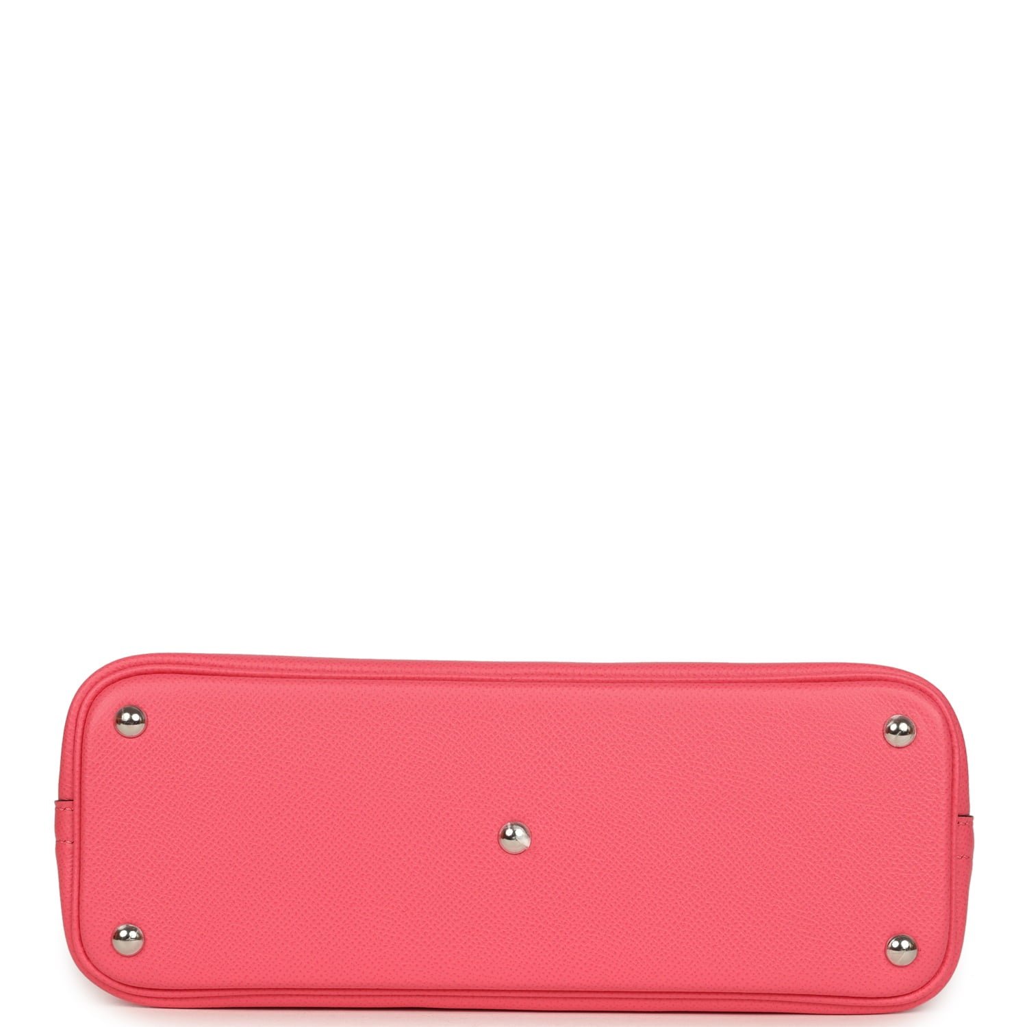 Hermes Special Order (HSS) Bolide 27 Rose Azalee, Gris Mouette Epsom Palladium Hardware - view 6